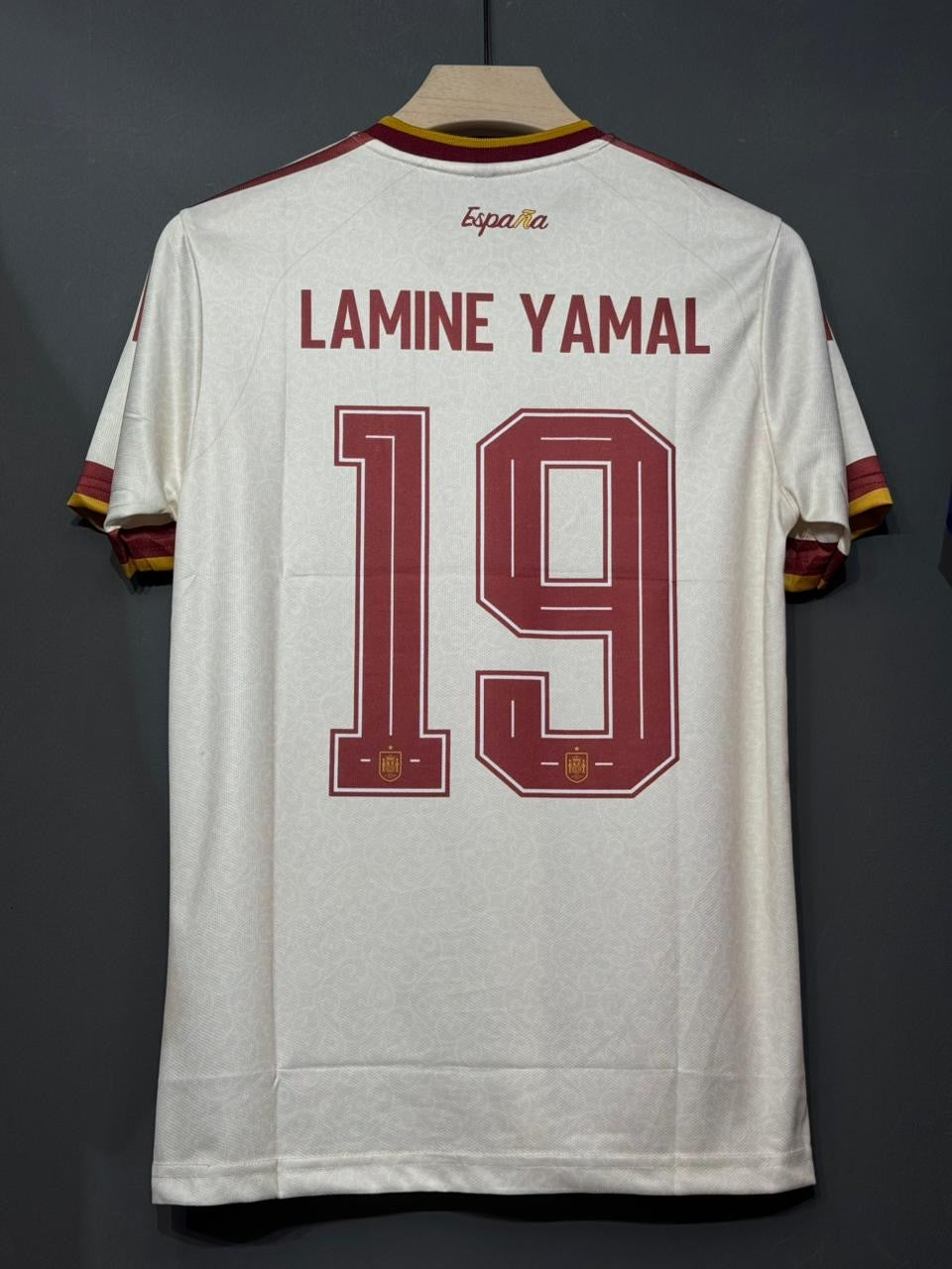 LAMINE YAMAL SPAIN 2026 AWAY KIT HALF SLEEV EMBROIDERY