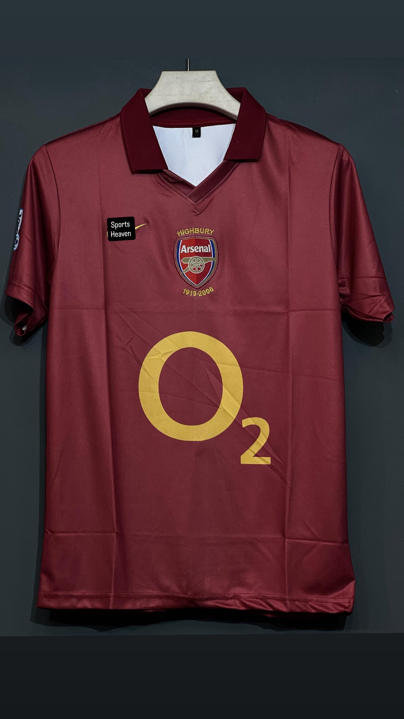 HENRY ARSENAL HOME KIT POLO EMBROIDERY