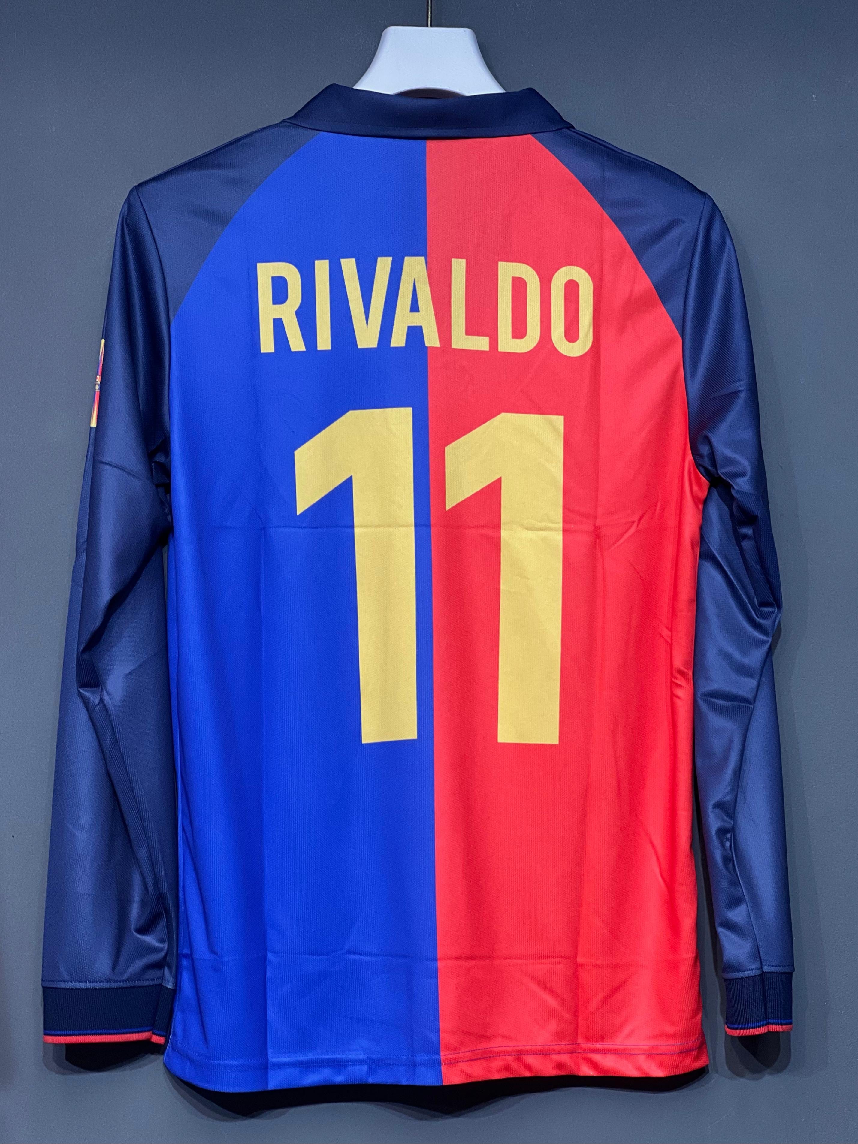 RIVALDO BARCELONA SPECIAL KIT POLO FULL SLEEV EMBROIDERY