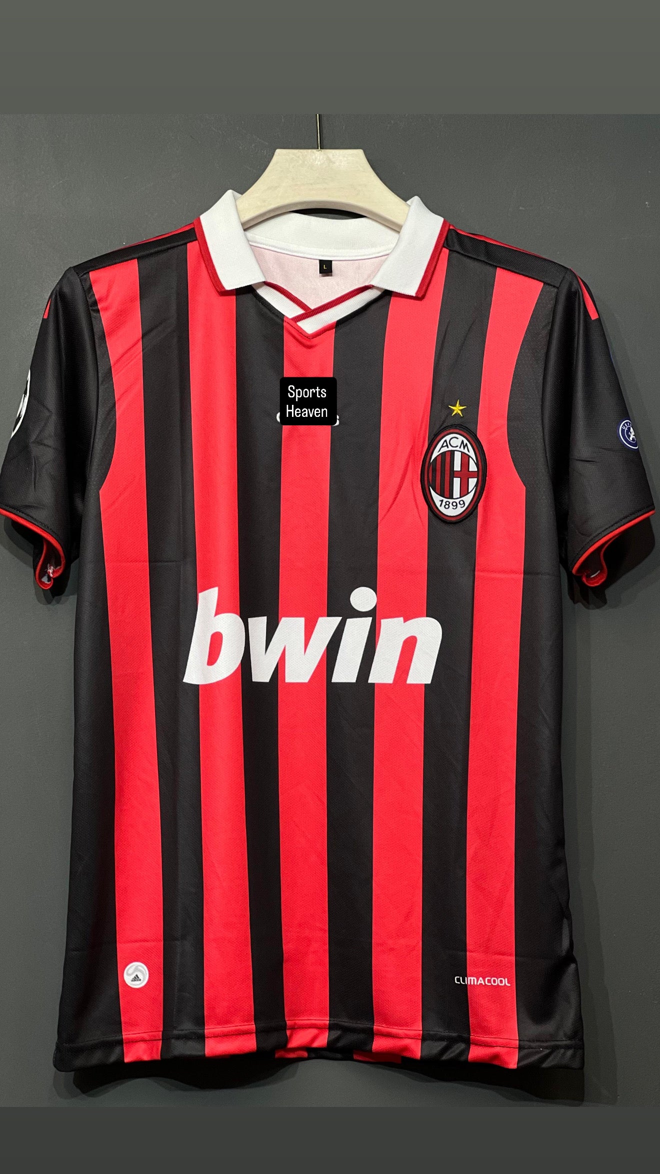 GATTUSO AC MILAN HOME KIT POLO EMBROIDERY