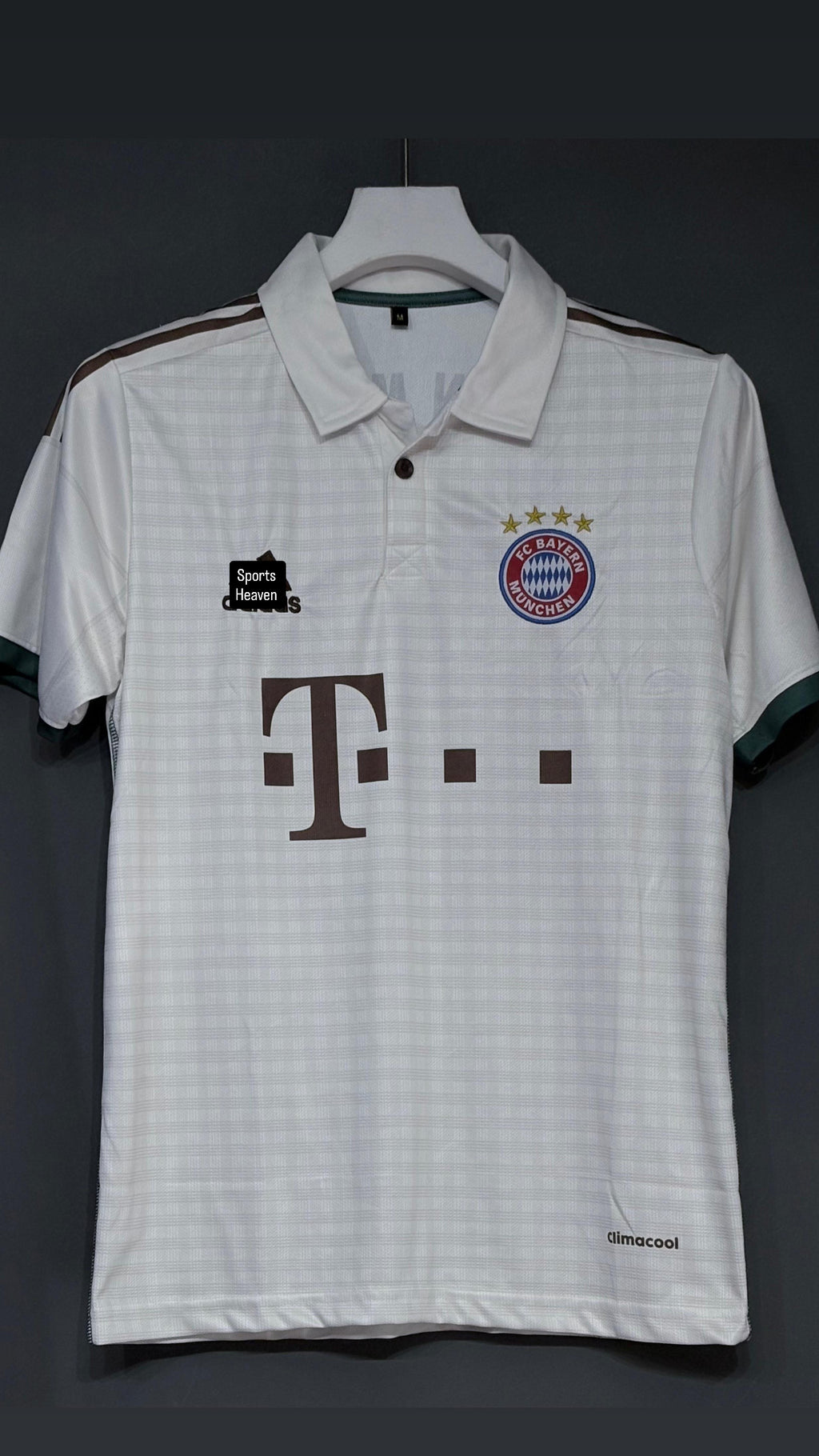 MULLE BAYERN 2013/14 AWAY KIT POLO EMBROIDERY