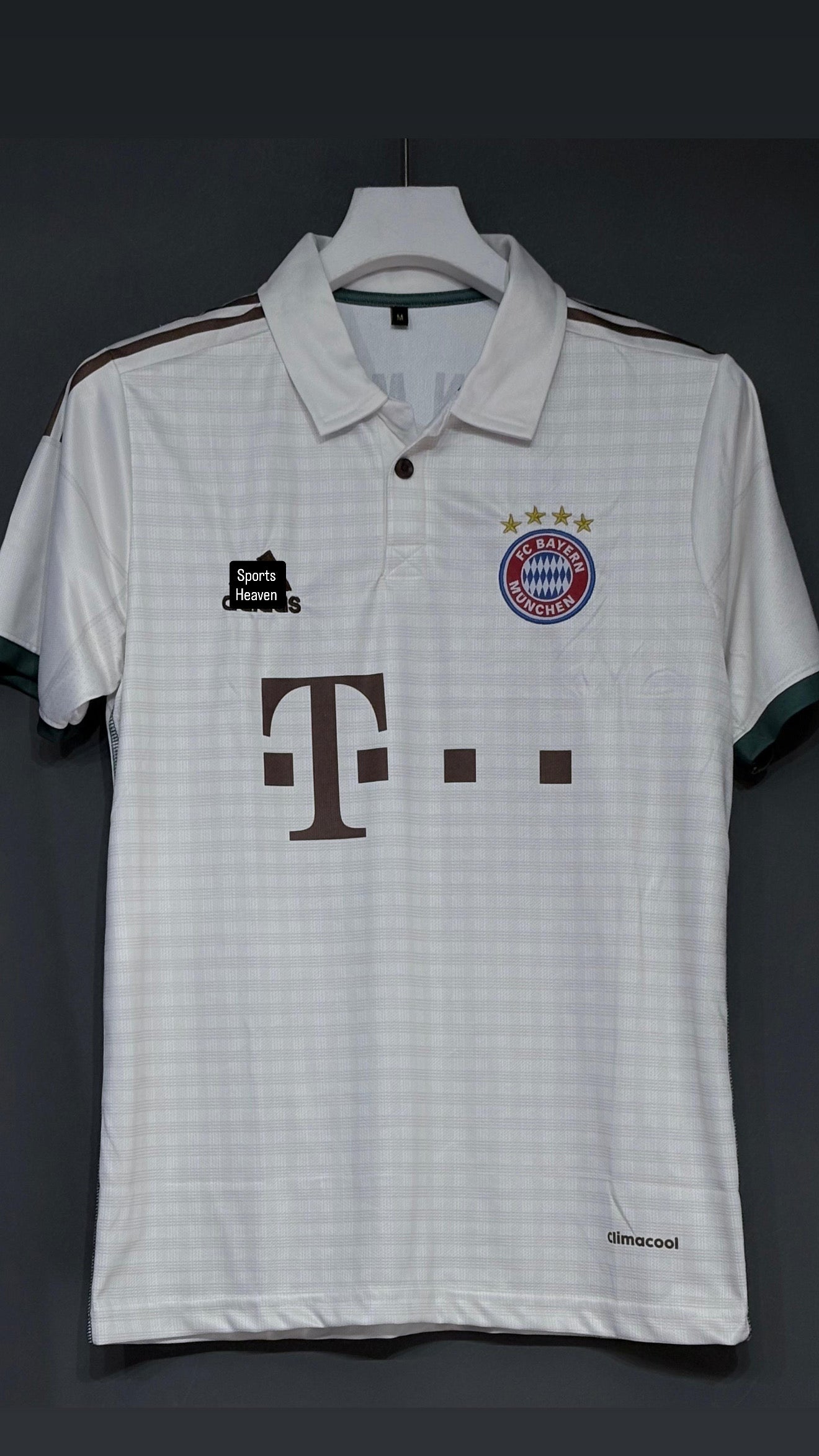 MULLE BAYERN 2013/14 AWAY KIT POLO EMBROIDERY