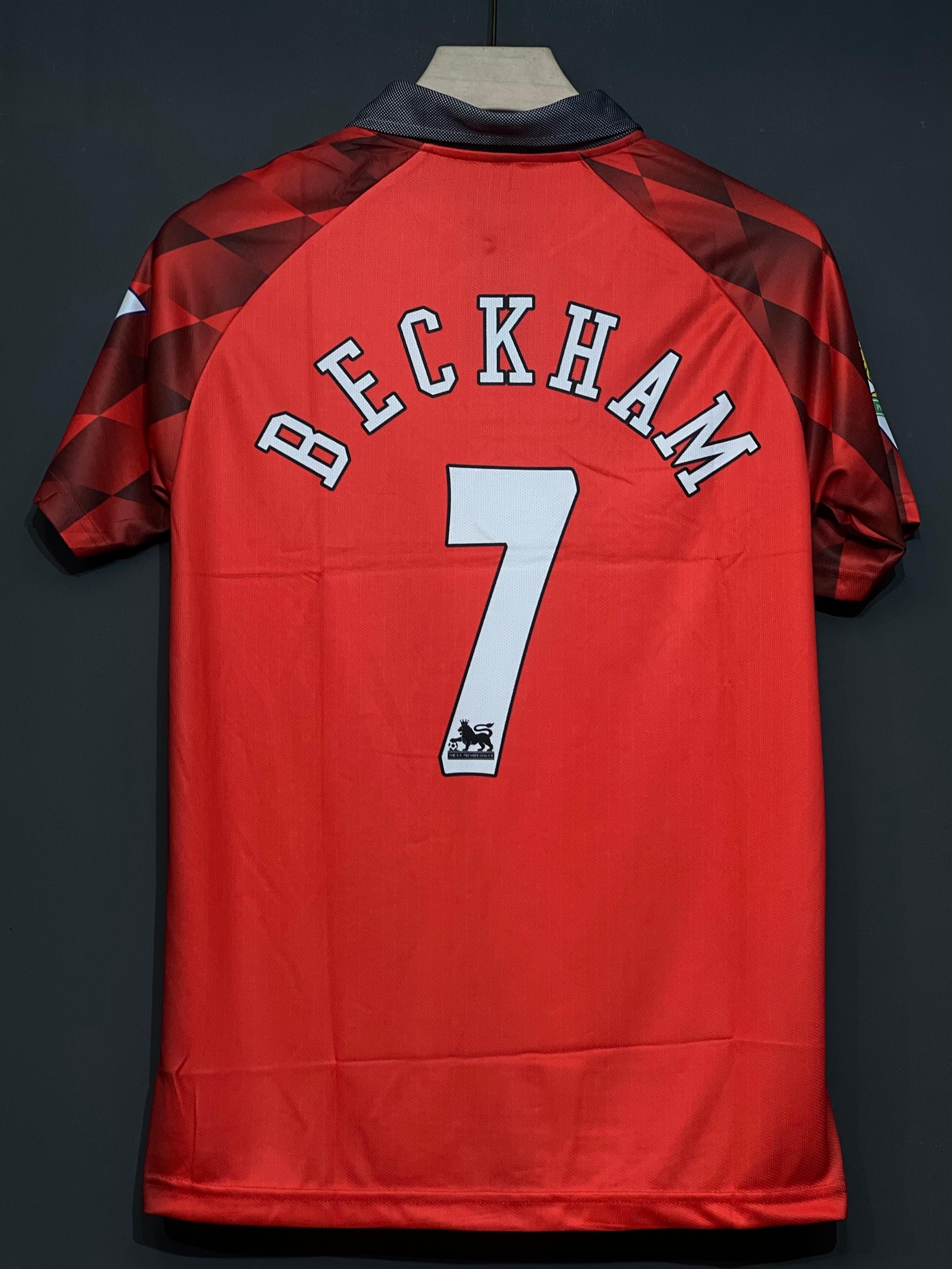 BECKHAM UNITED HOME KIT 1996 POLO EMBROIDERY