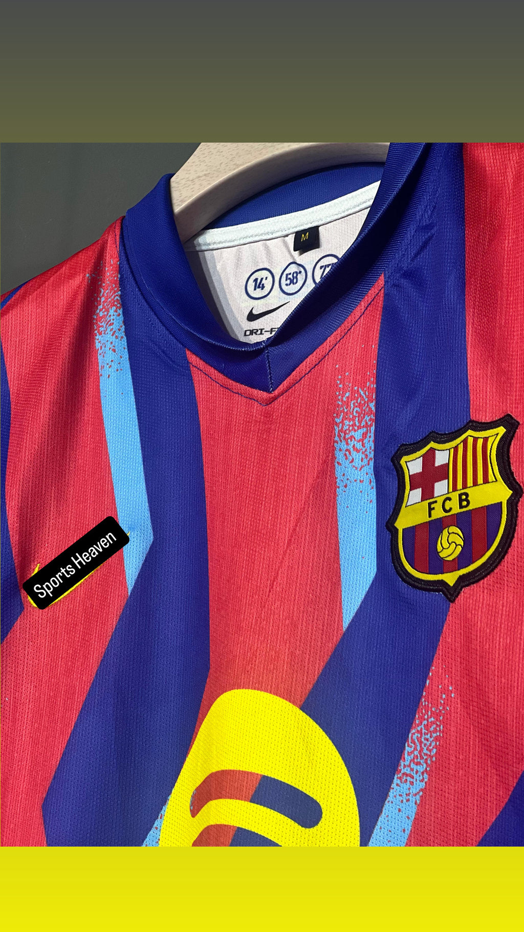 RAPHINHA BARCELONA 4 th KIT EMBROIDERY