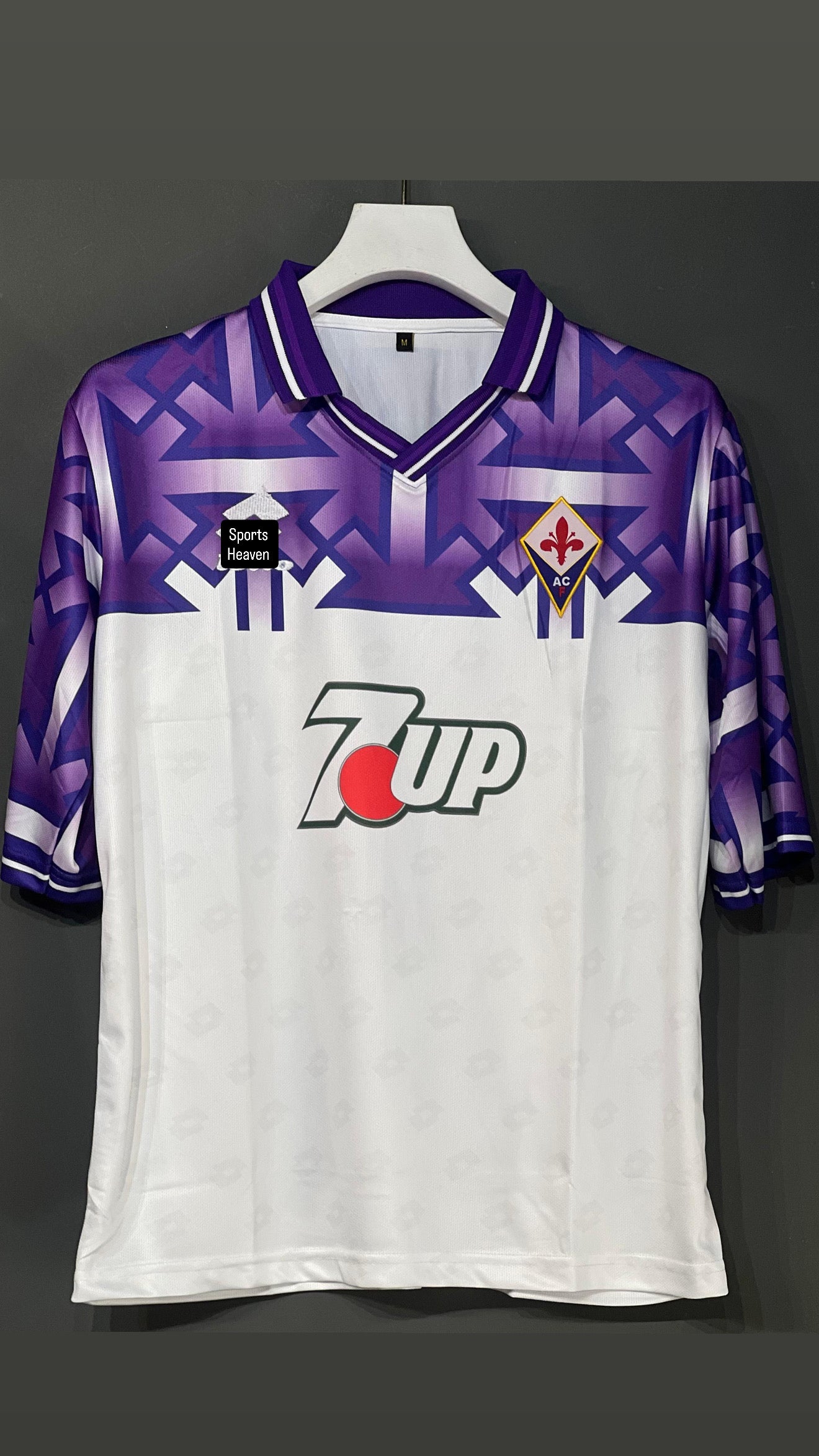 BATISTUTA FIORENTINA AWAY KIT POLO FIVE SLEEV EMBROIDERY