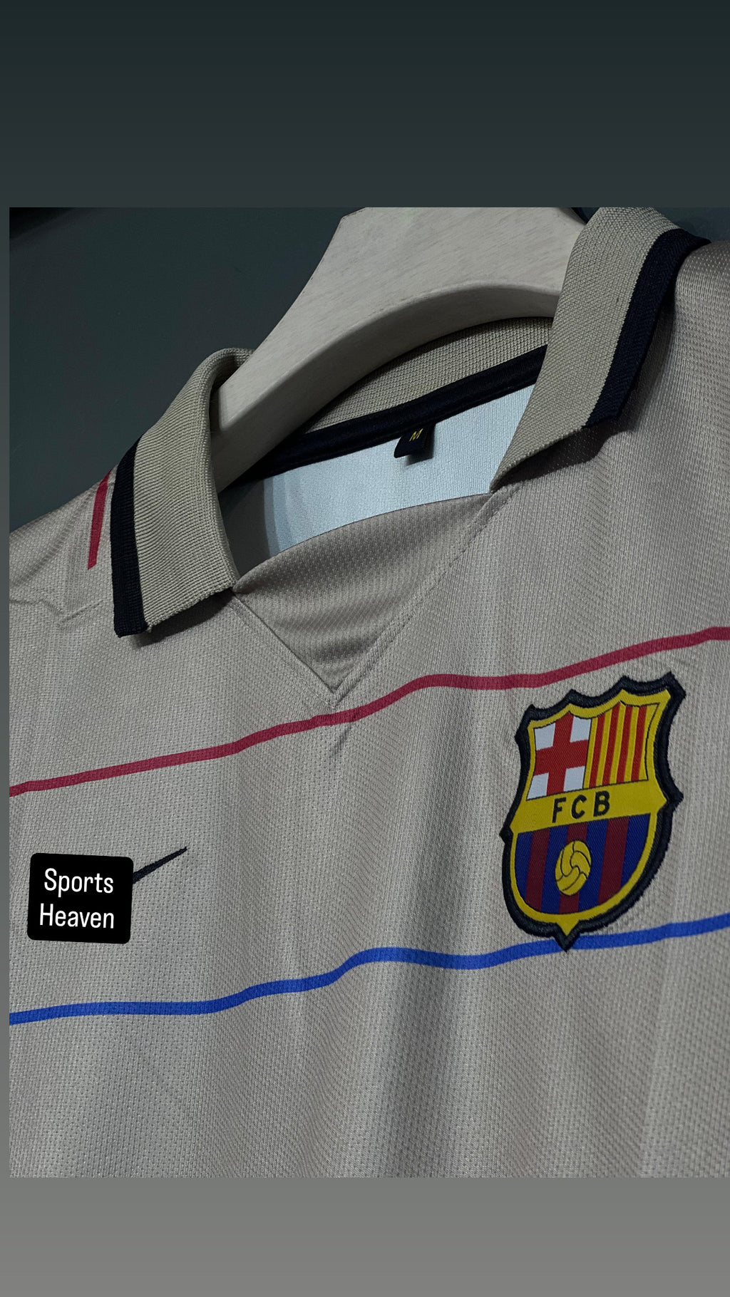 RONALDINHO BARCELONA AWAY KIT POLO EMBROIDERY