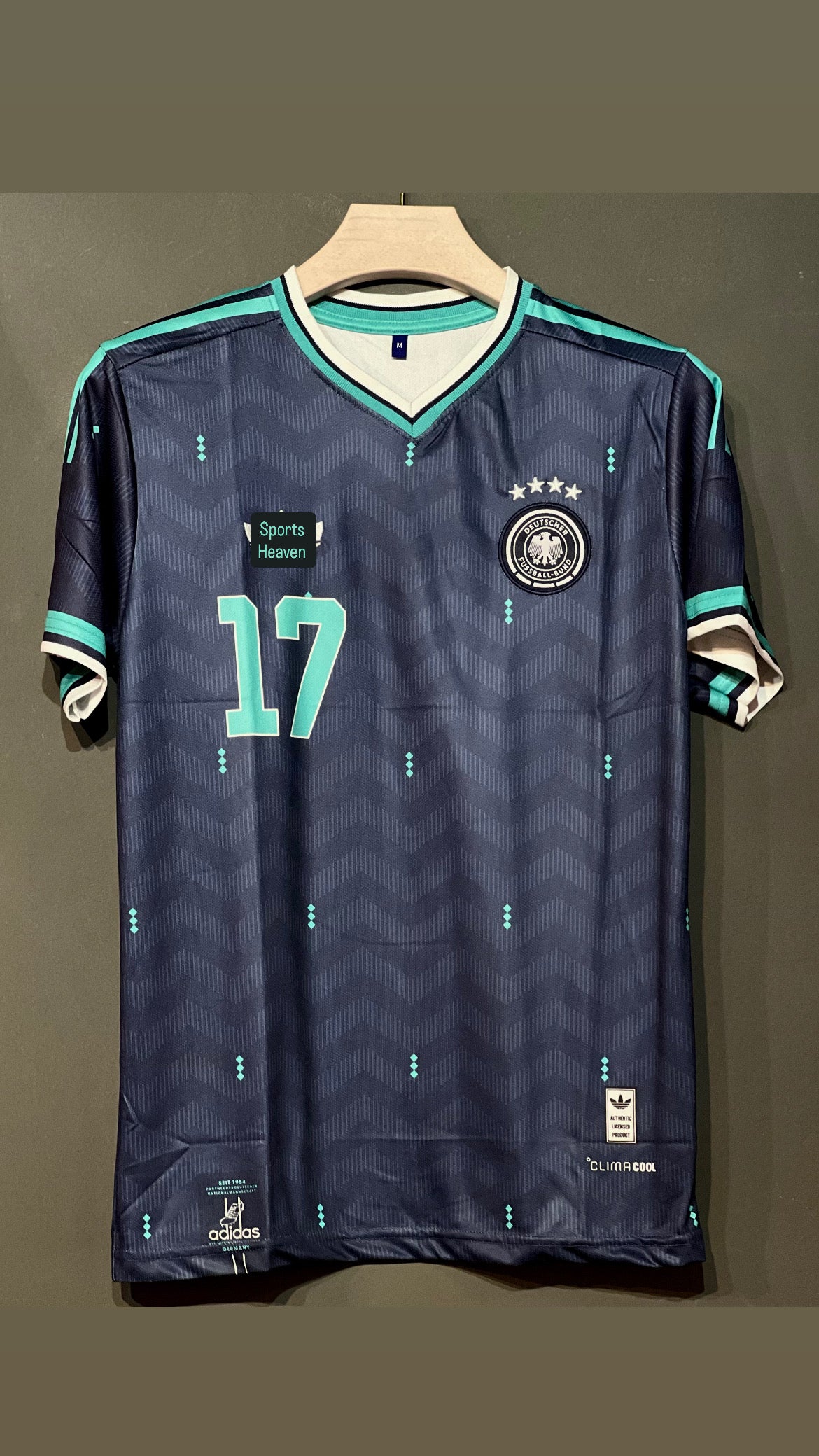 WIRTZ GERMANY 2026 WOLRD CUP AWAY KIT EMBROIDERY
