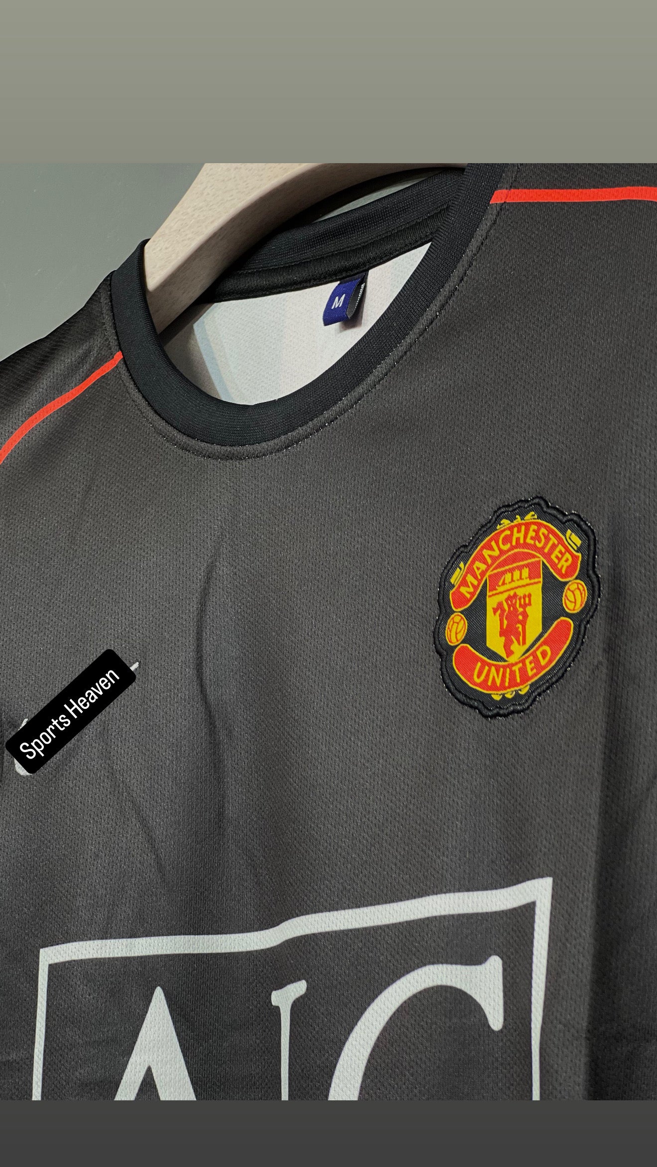 RONALDO UNITED 2008 AWAY KIT FULL SLEEV EMBROIDERY