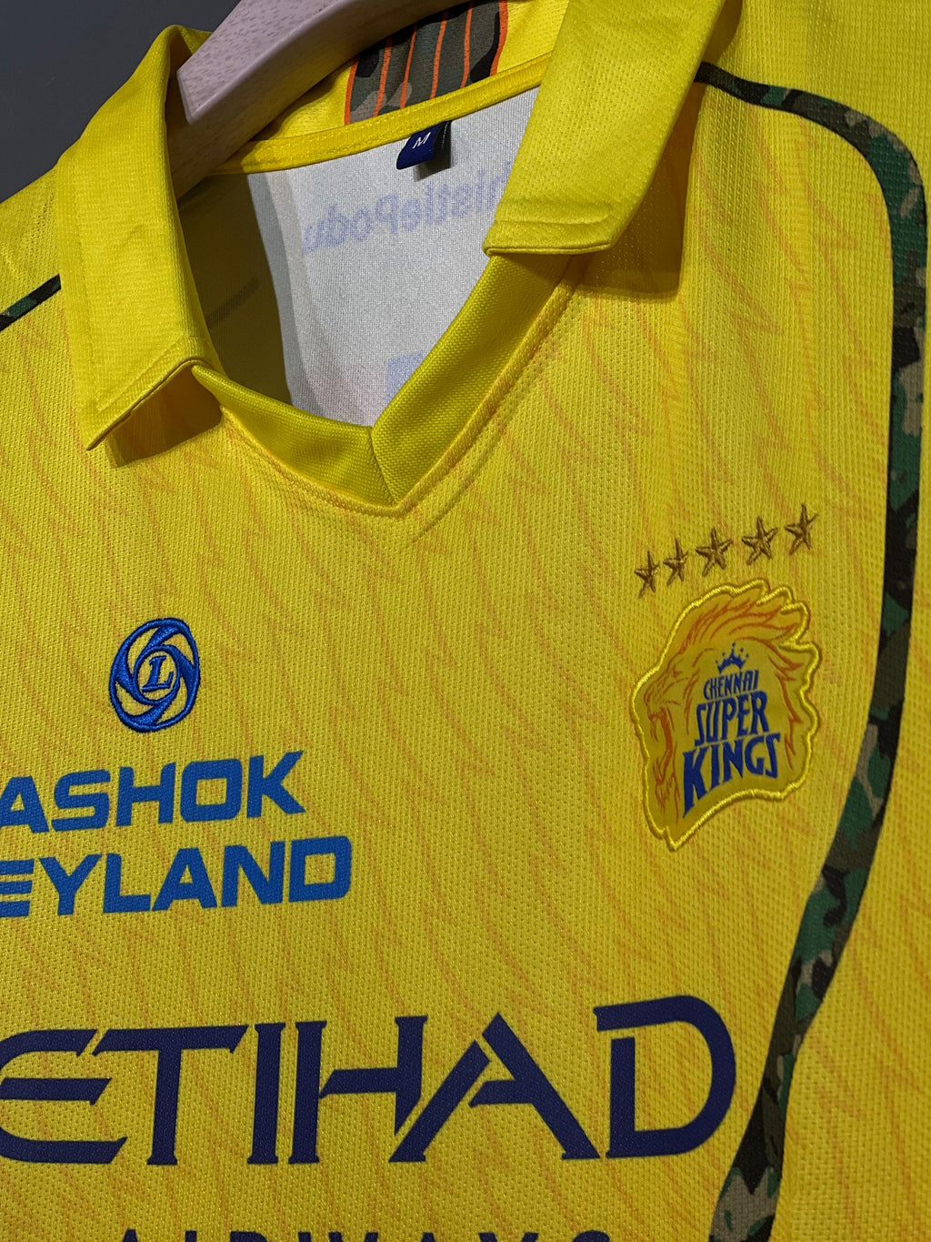 DHONI CHENNAI 2026 IPL KIT POLO EMBROIDERY