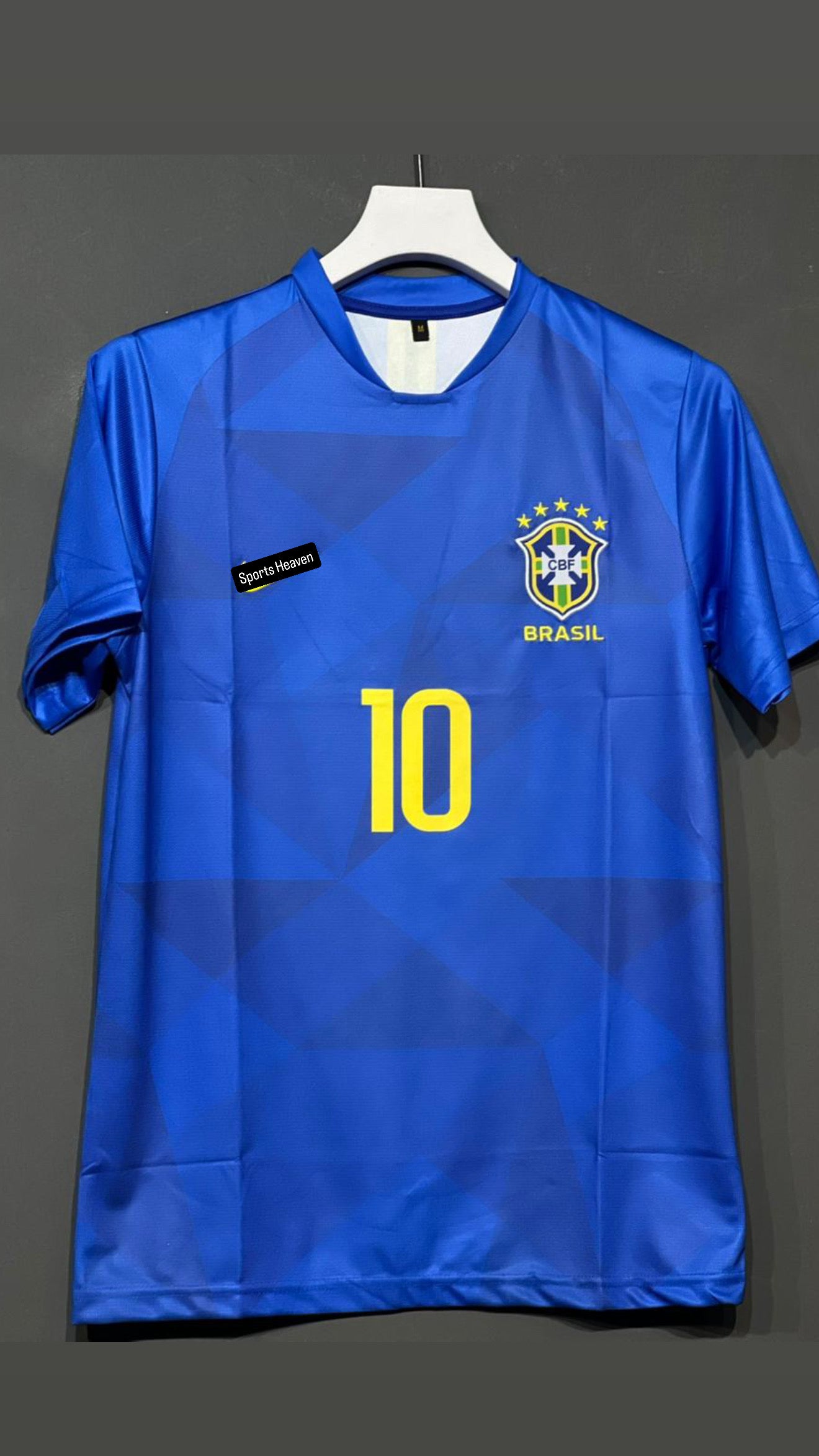 NEYMAR BRAZIL 2018 AWAY KIT EMBROIDERY