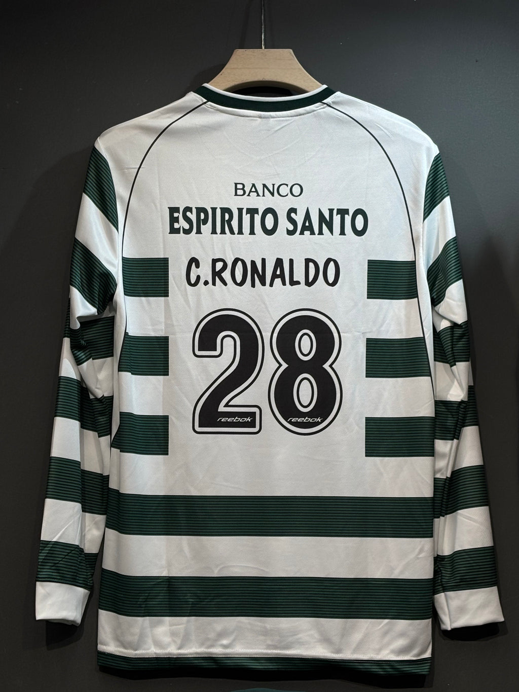 RONALDO SPORTING HOME  KIT FULL SLEEV EMBROIDERY