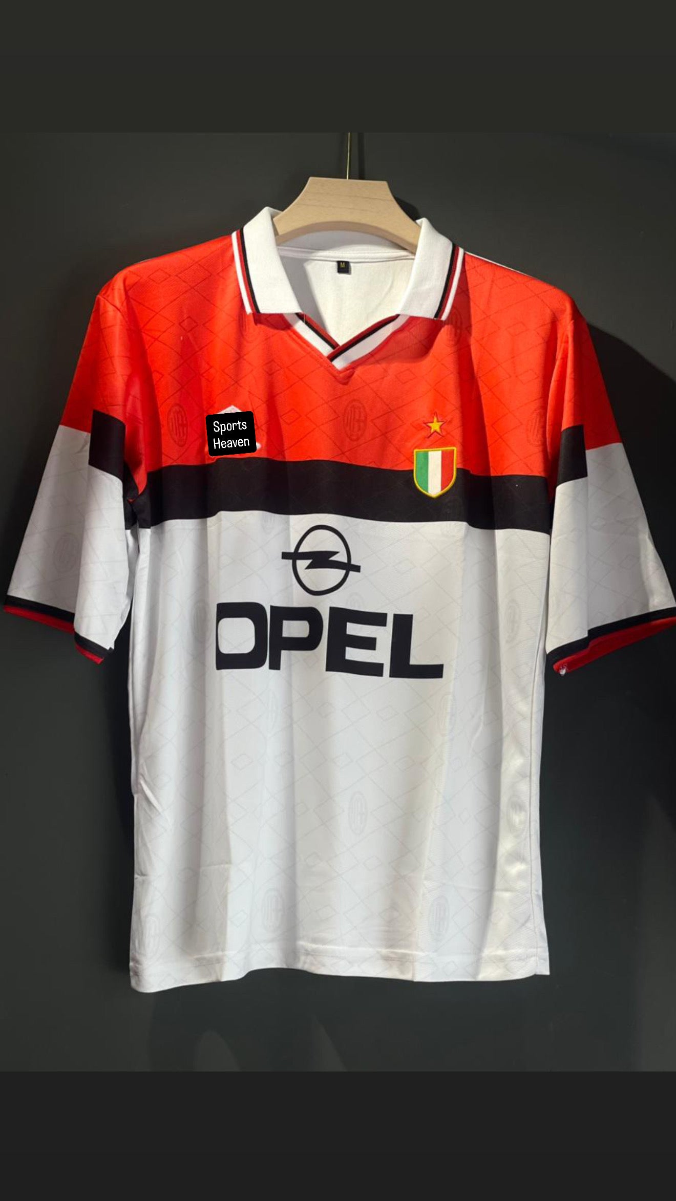 MALDINI AC MILAN POLO FIVE SLEEV EMBROIDERY