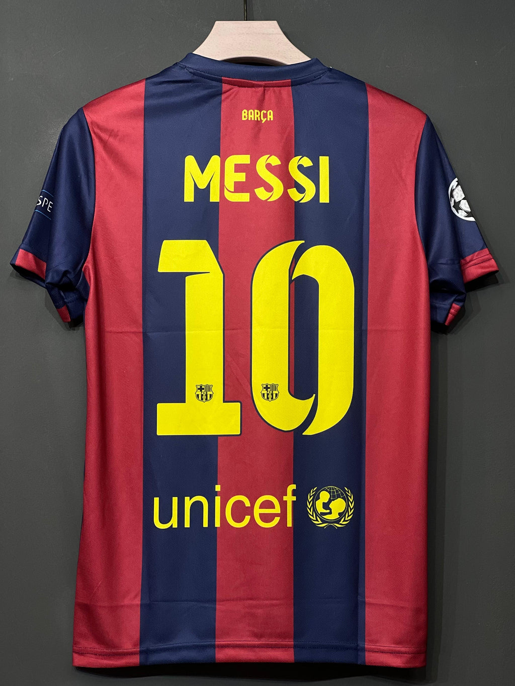 MESSI BARCELONA 2014/15 HOME KIT EMBROIDERY