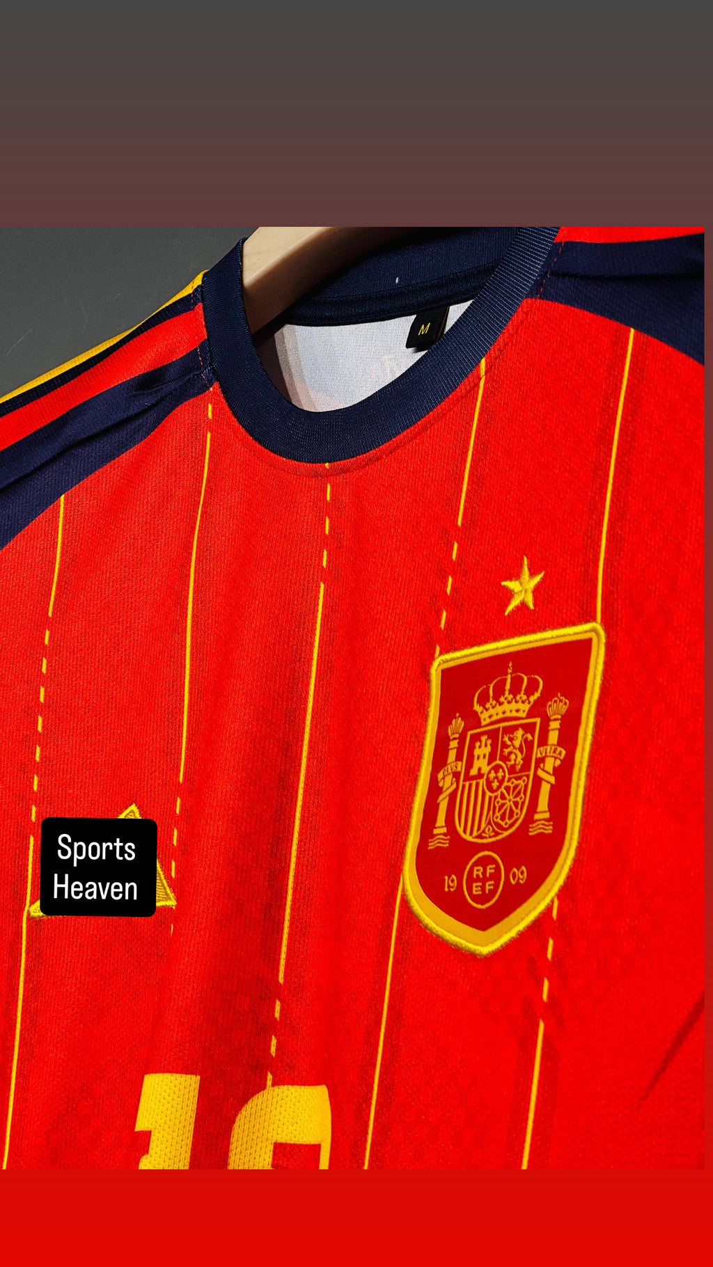 YAMAL SPAIN HOME KIT EMBROIDERY 26 WORLD CUP KIT