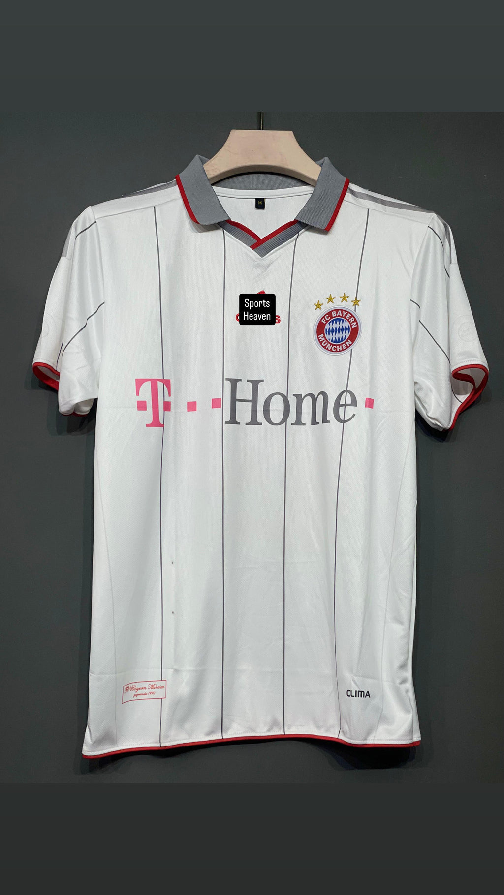 ROBBEN BAYERN AWAY KIT POLO EMBROIDERY