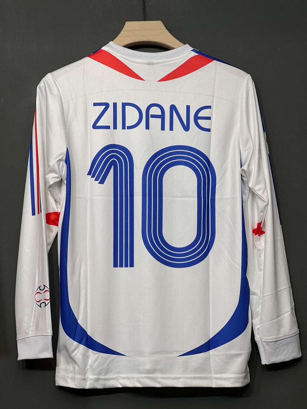 ZIDANE FRANCE AWAY KIT FULL SLEEV EMBROIDERY