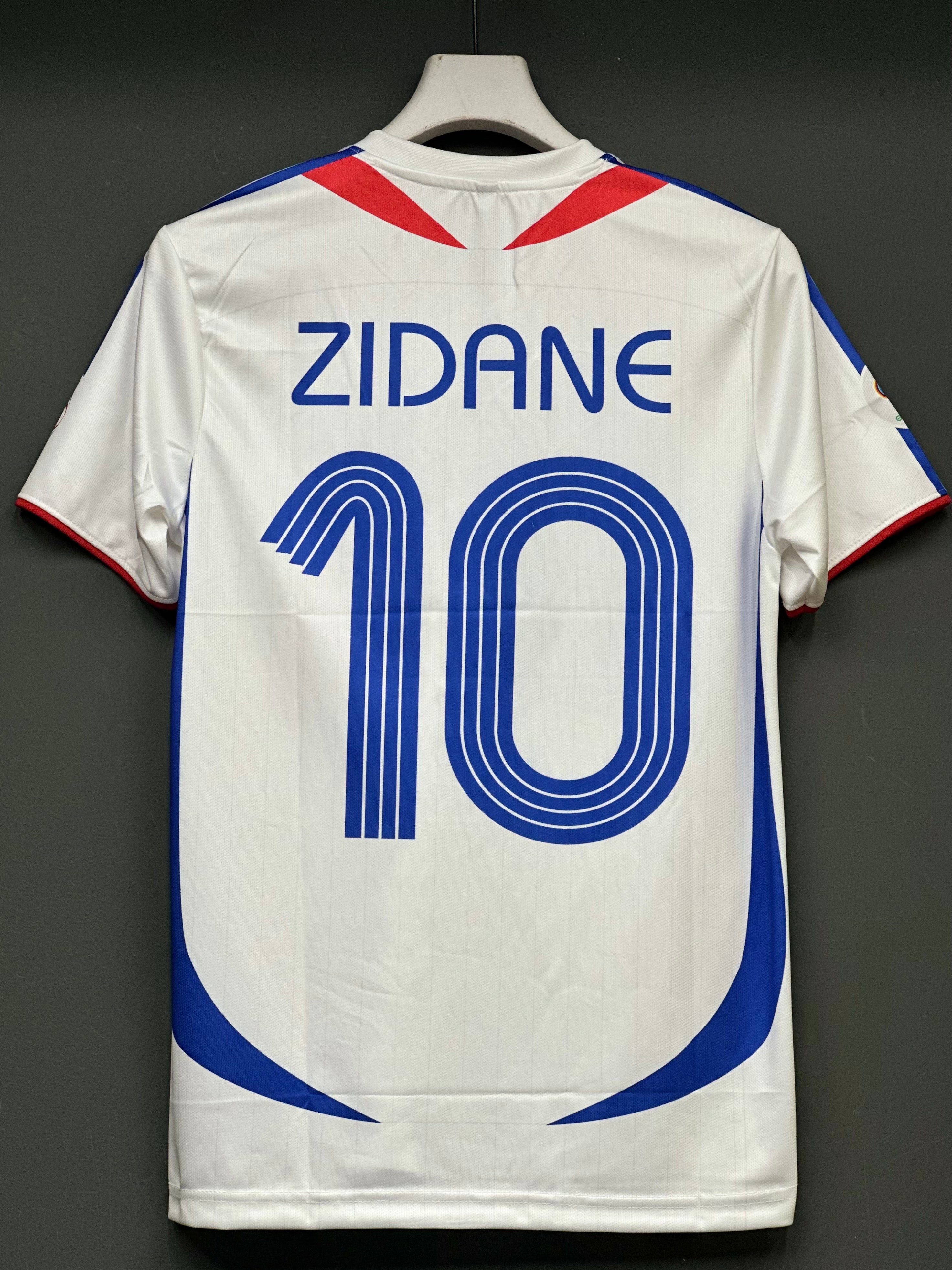ZIDAN FRANCE 2006 AWAY KIT HALF SLEEV EMBROIDERY