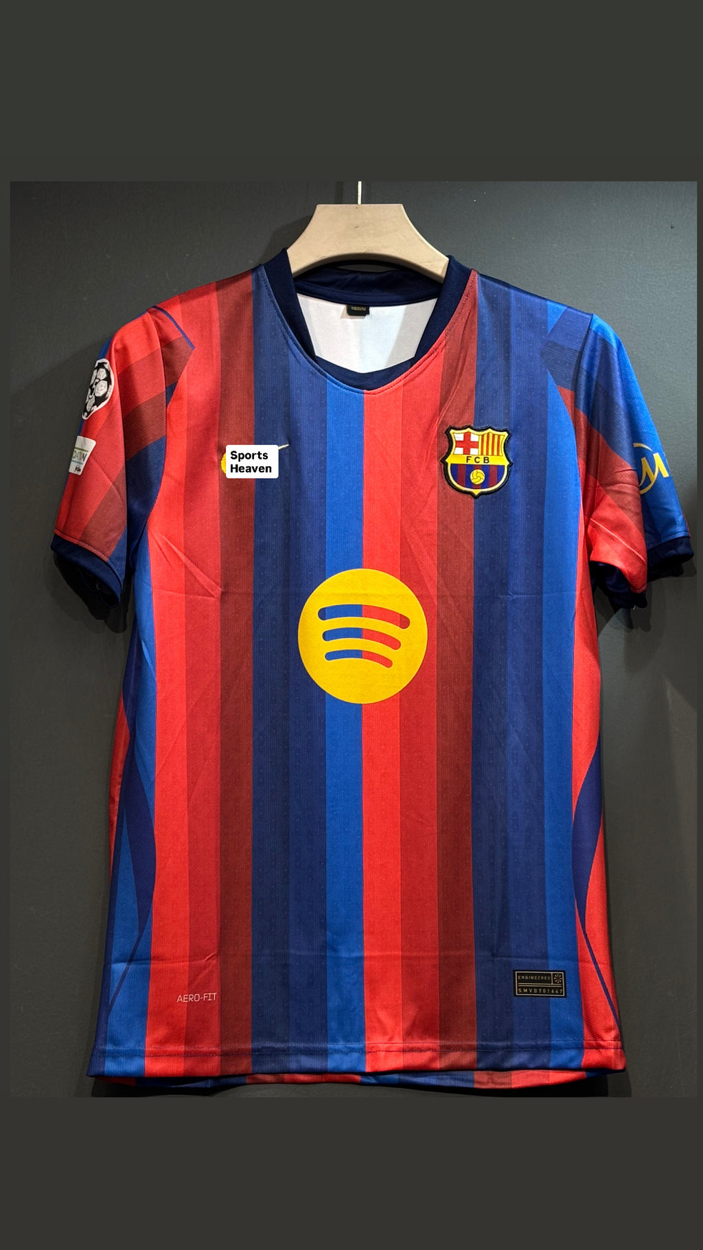 LAMINE YAMAL BARCELONA 26/27 HOME KIT HALF SLEEV EMBROIDERY