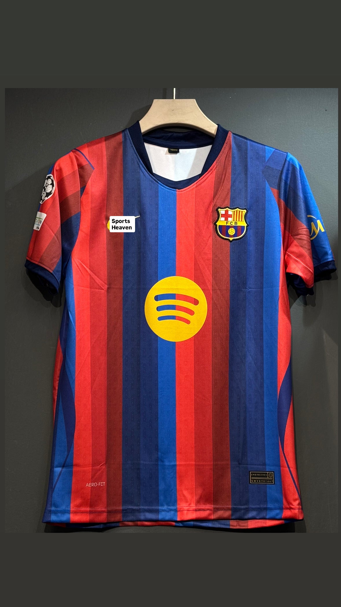 LAMINE YAMAL BARCELONA 26/27 HOME KIT HALF SLEEV EMBROIDERY