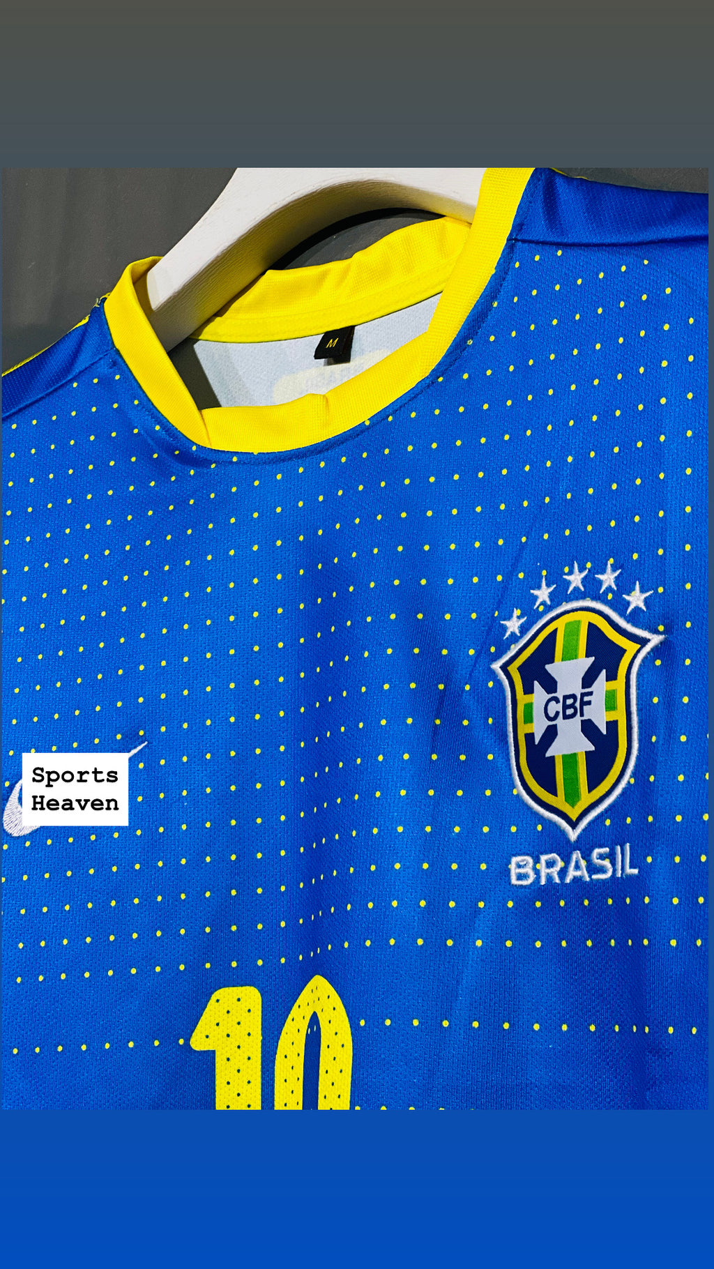 KAKA BRAZIL 2010 /11 AWAY KIT EMBROIDERY