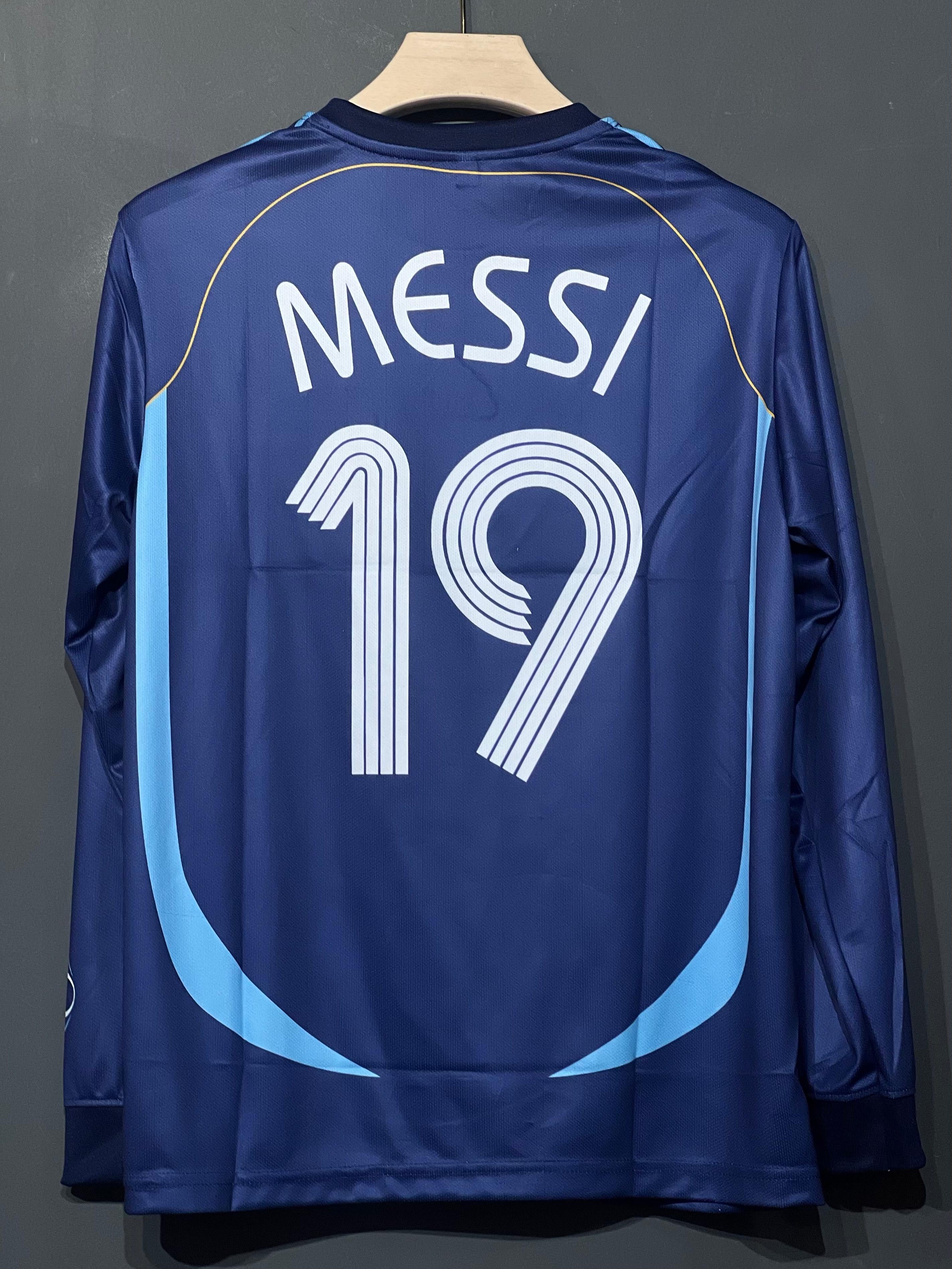 MESSI ARG 2006 AWAY FULL SLEEV EMBROIDERY
