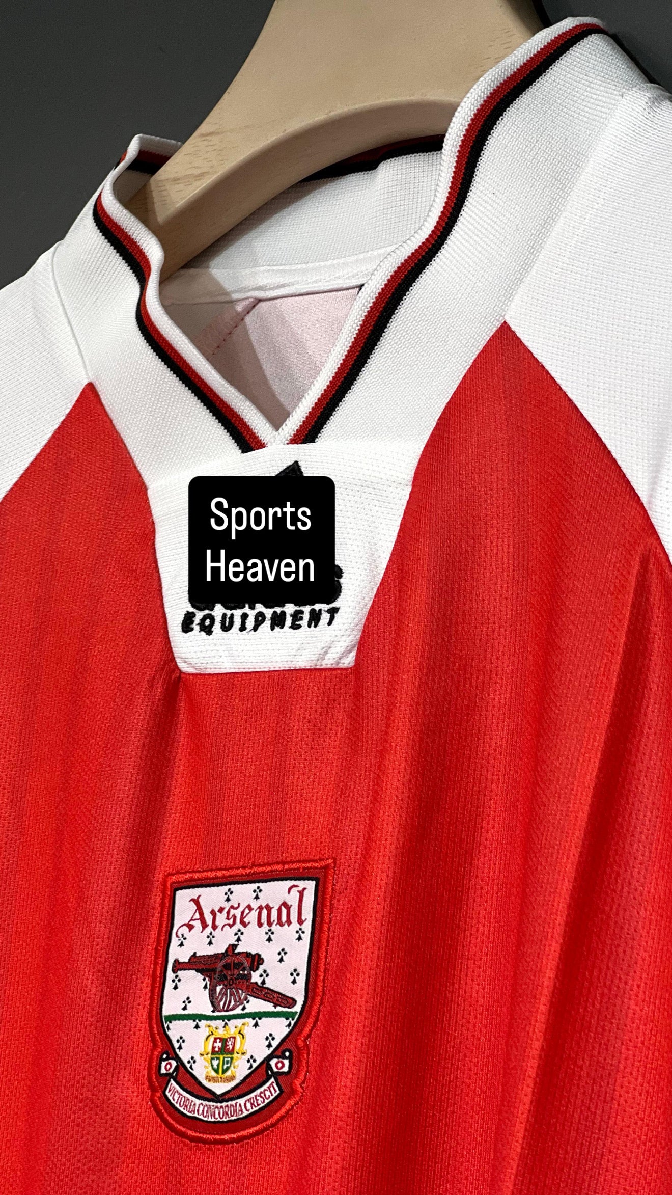 ARSENAL RETRO FIVE SLEEV EMBROIDERY