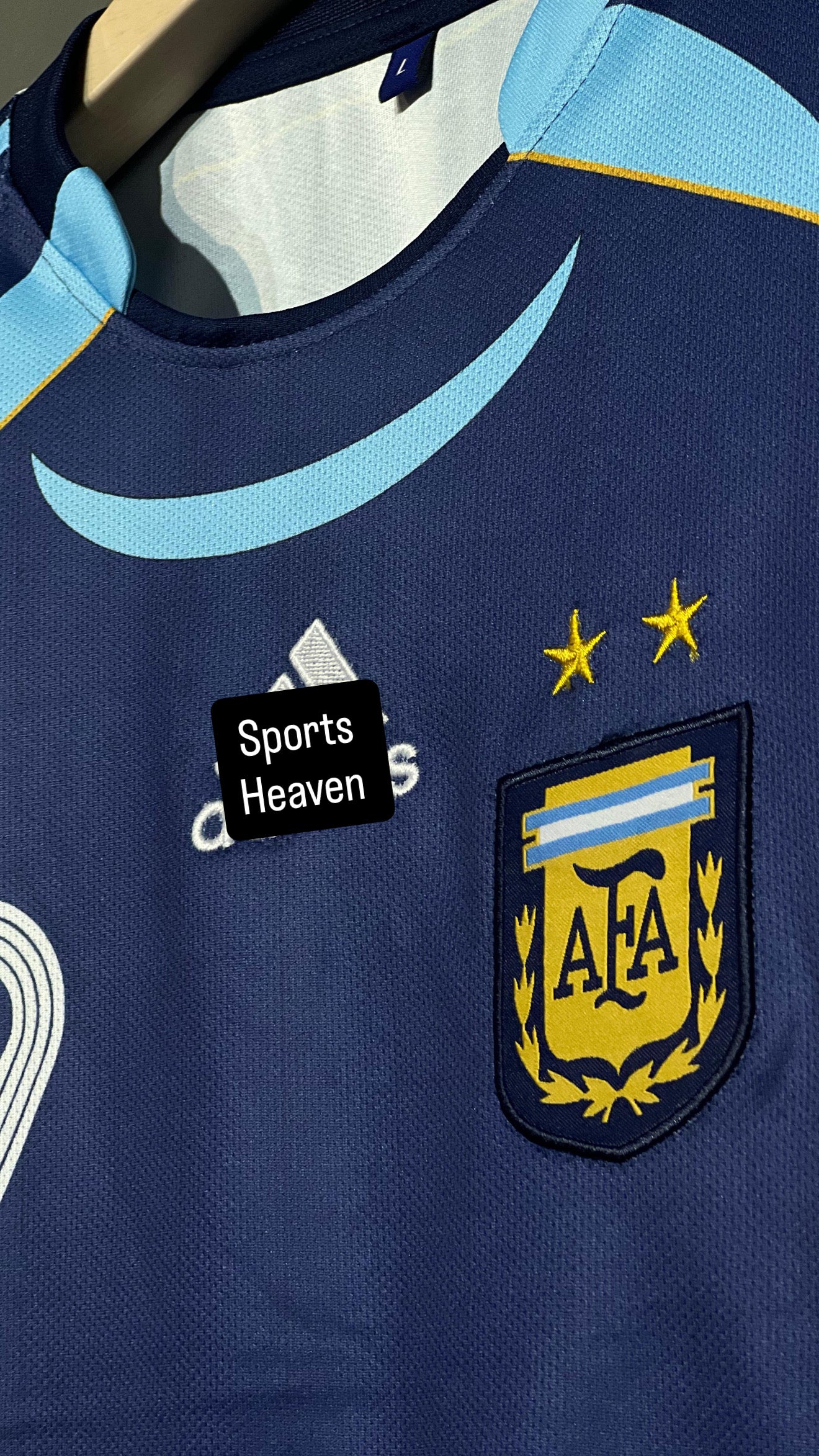 MESSI ARG 2006 AWAY FULL SLEEV EMBROIDERY