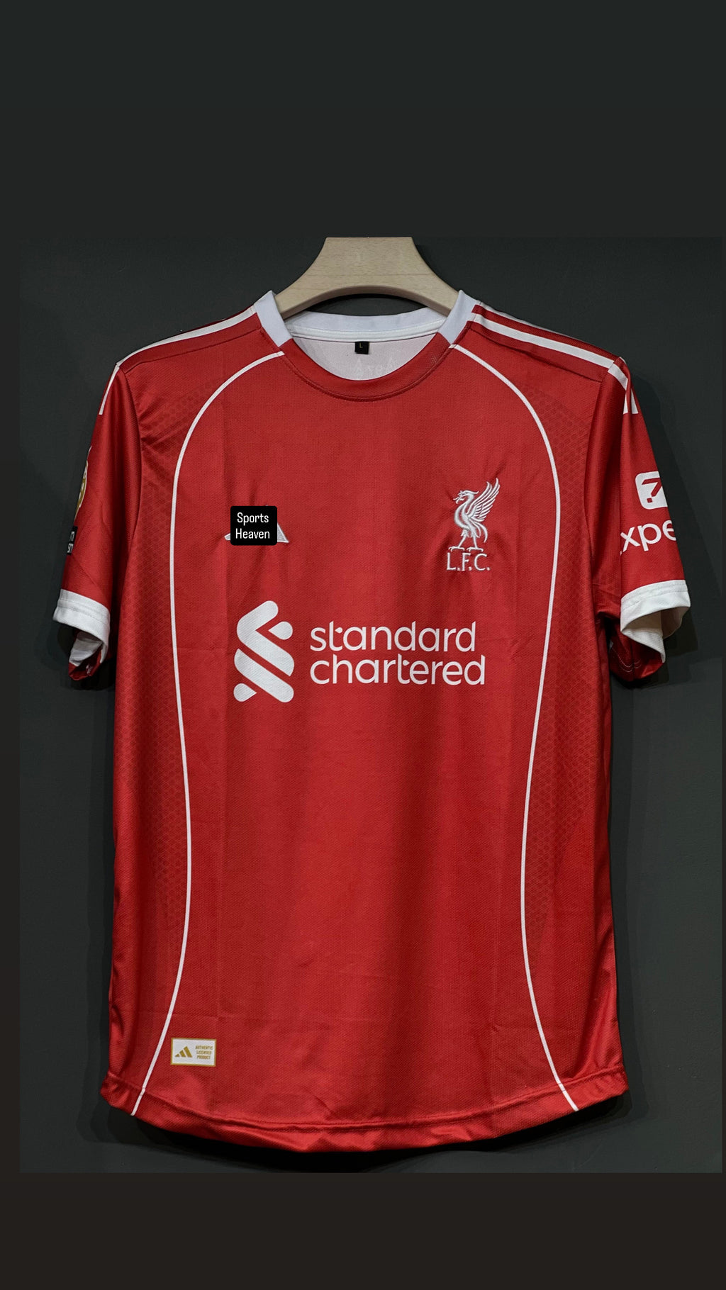 ISAK LIVERPOOL HOME KIT 25/26 EMBROIDERY