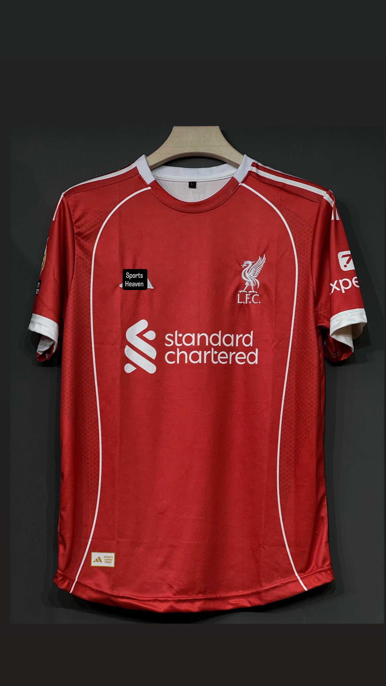 ISAK LIVERPOOL HOME KIT 25/26 EMBROIDERY