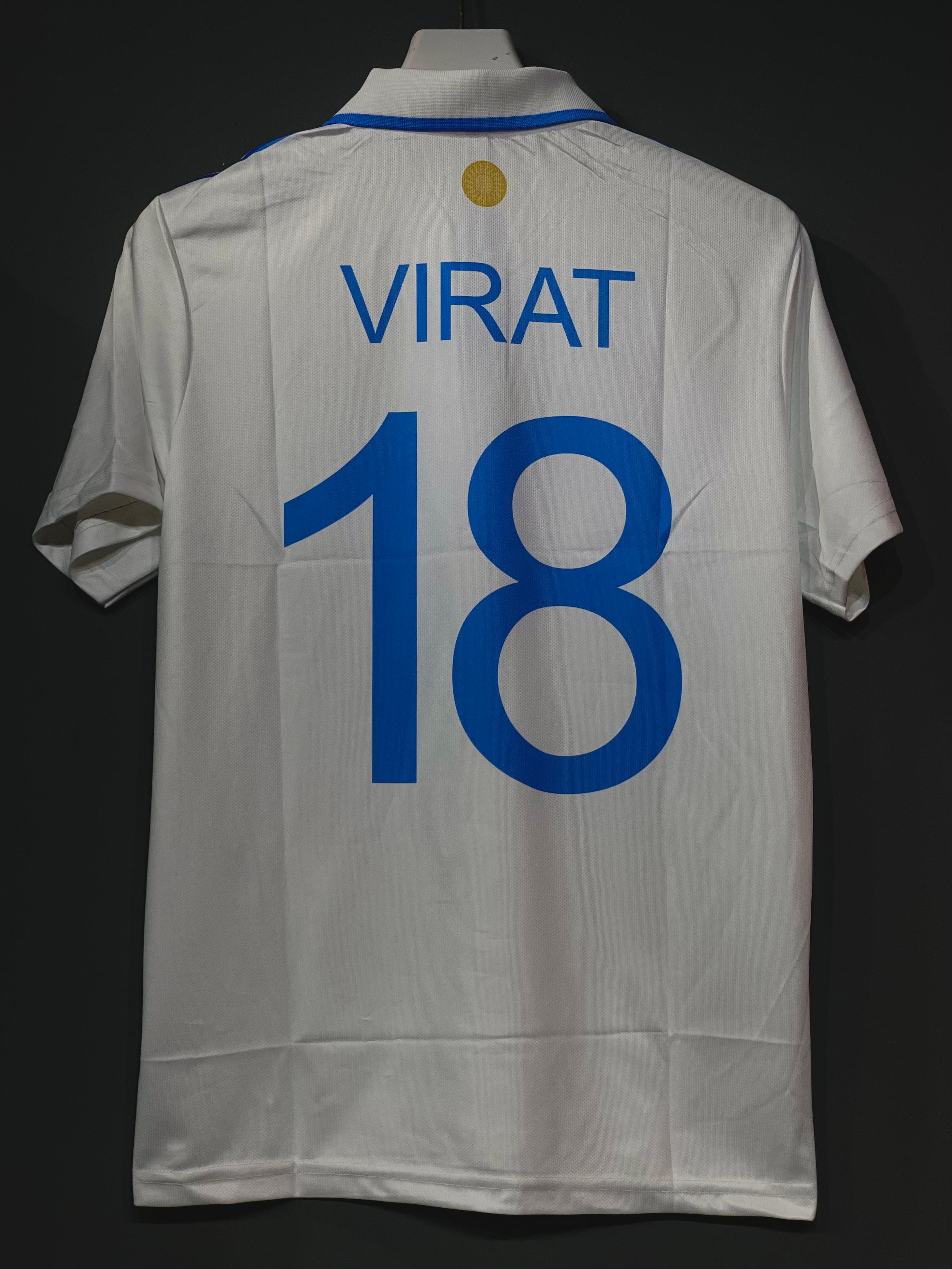 VIRAT INDIAN TEST CRICKET POLO EMBROIDERY