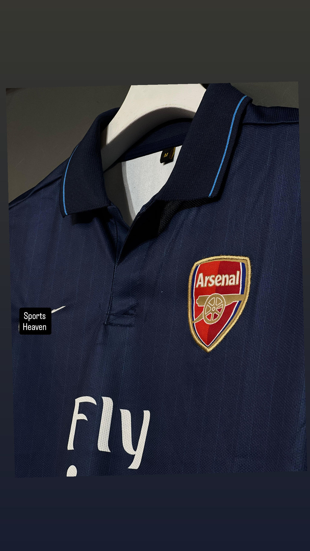ARSHAVIN ARSENAL 2009/10 AWAY KIT POLO EMBROIDERY