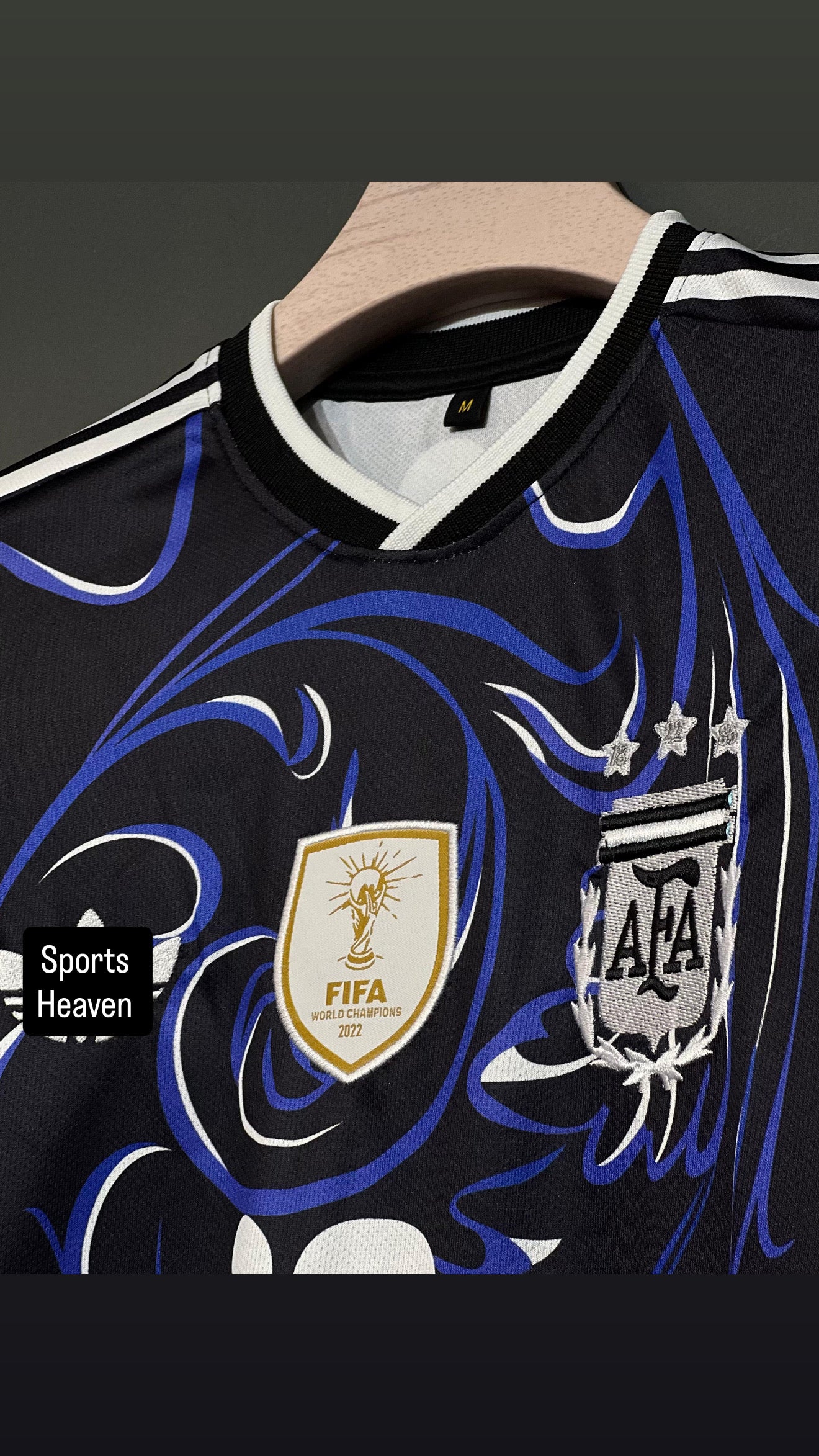 MESSI ARG 2026 WORLD CUP AWAY KIT EMBROIDERY