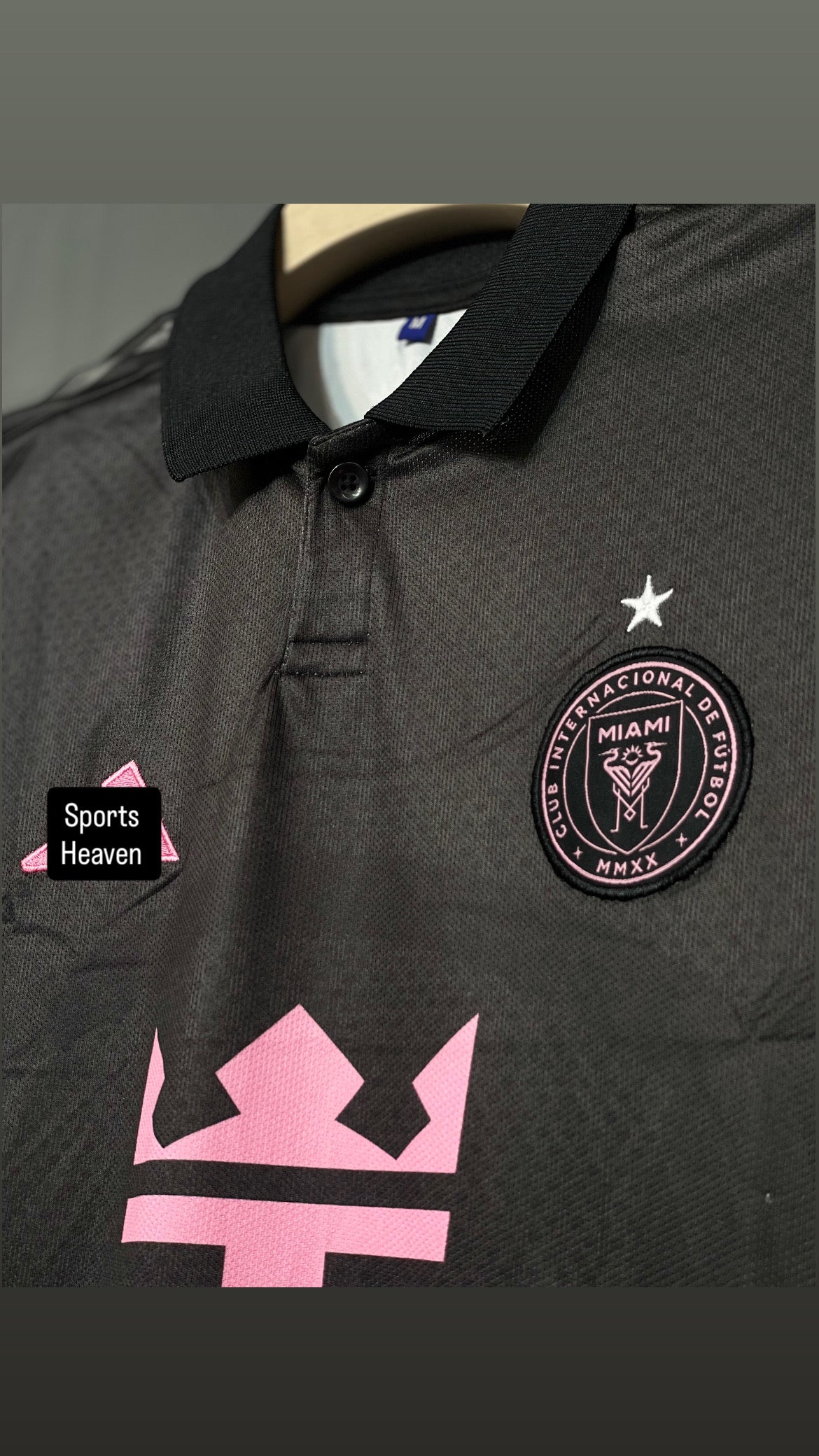MESSI INTER MIAMI 25/26 AWAY KIT HALF SLEEV EMBROIDERY