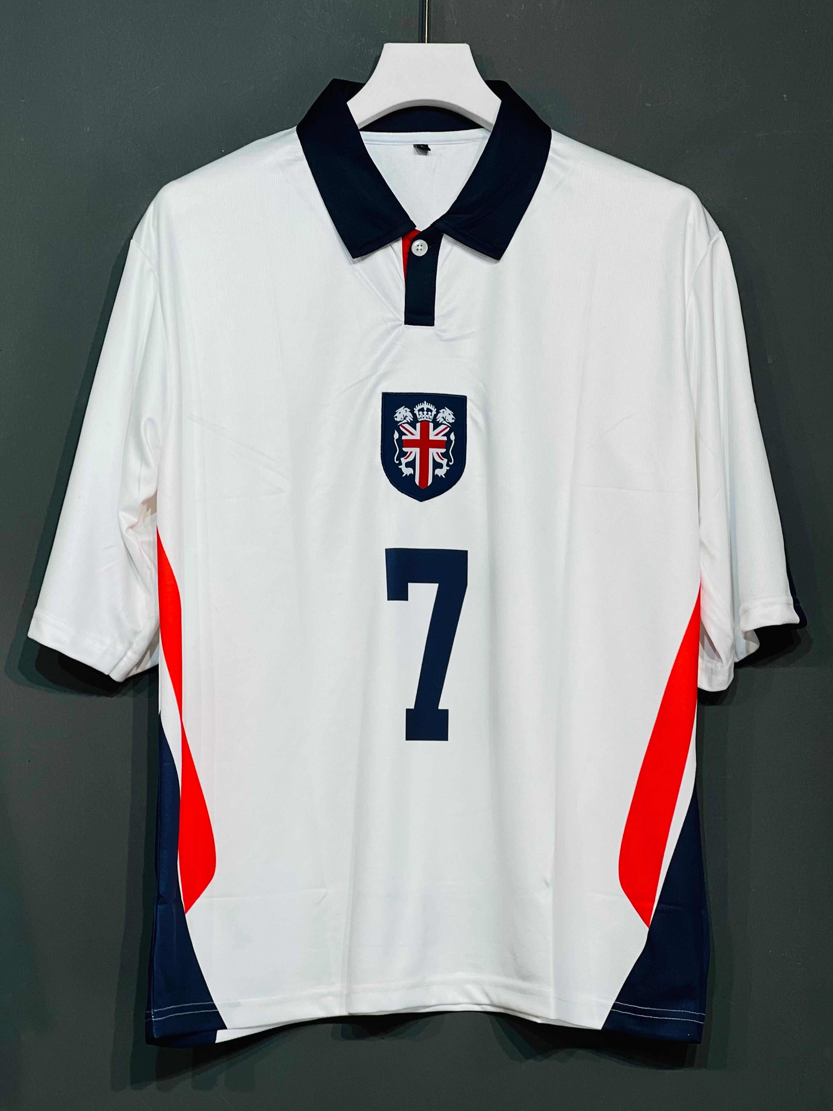 ENGLAND SPECIAL KIT POLO FIVE SLEEV EMBROIDERY