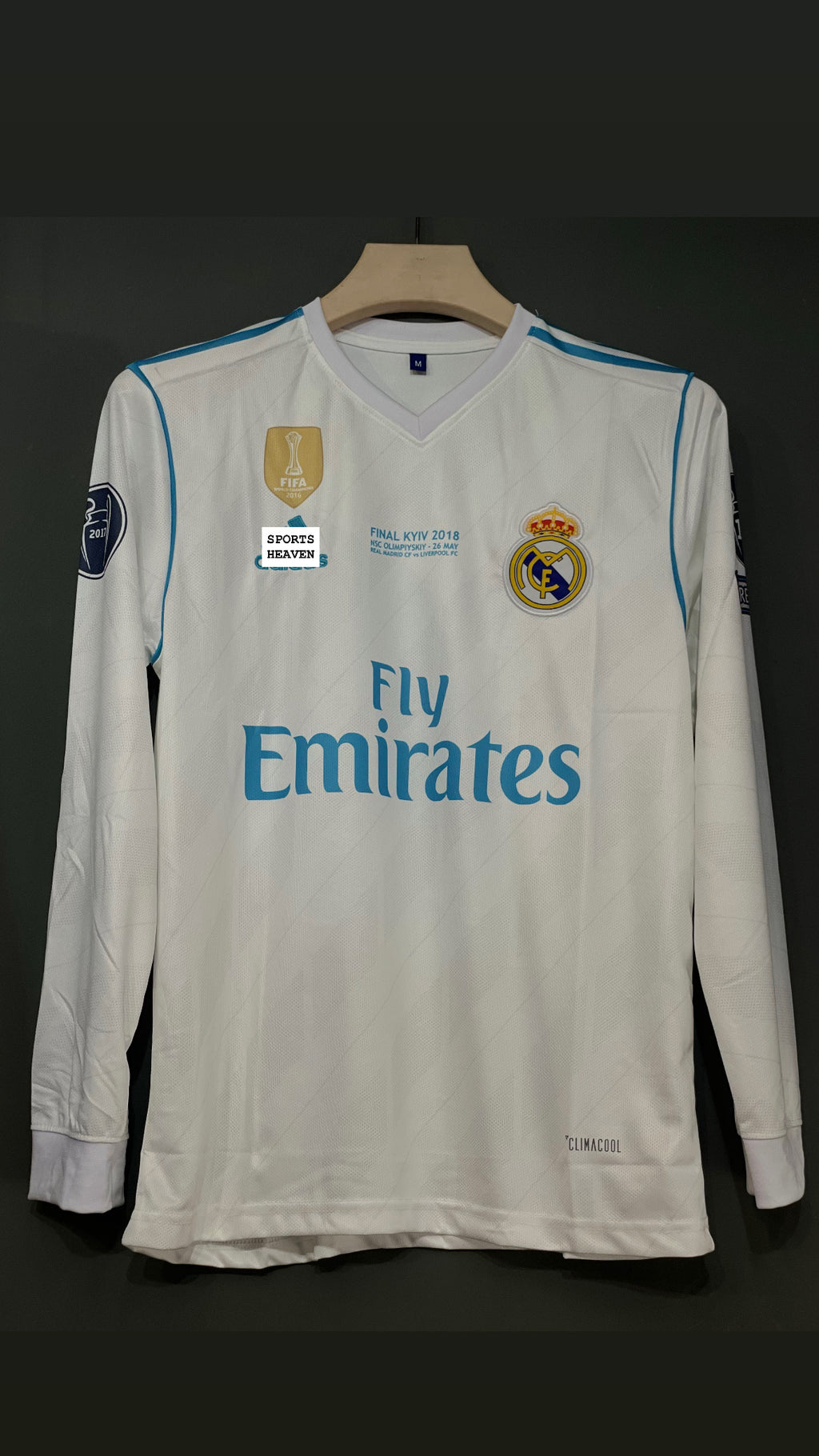 RONLDO REAL MADRID 2018 HOME KIT FULL SLEEV