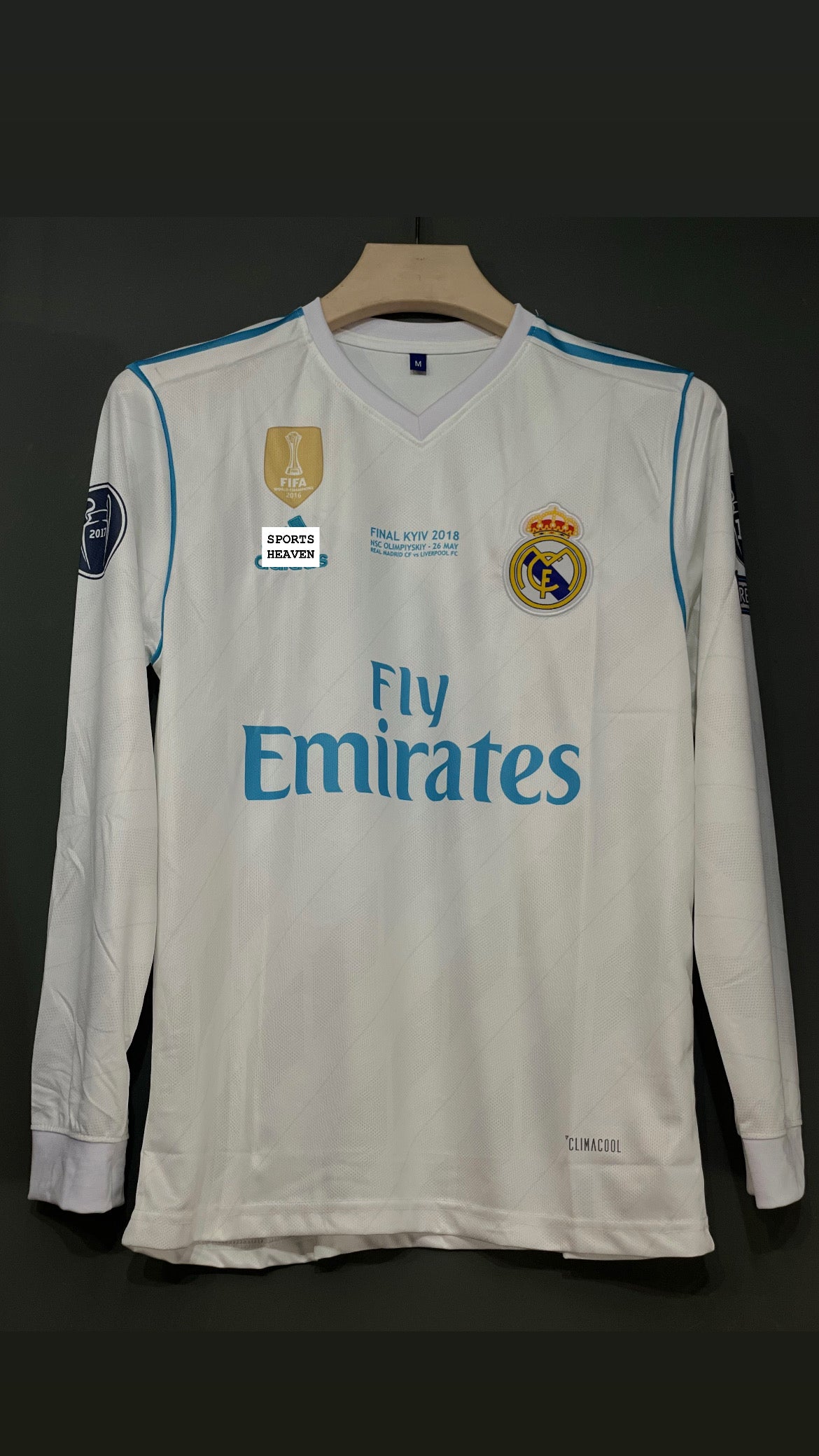 RONLDO REAL MADRID 2018 HOME KIT FULL SLEEV