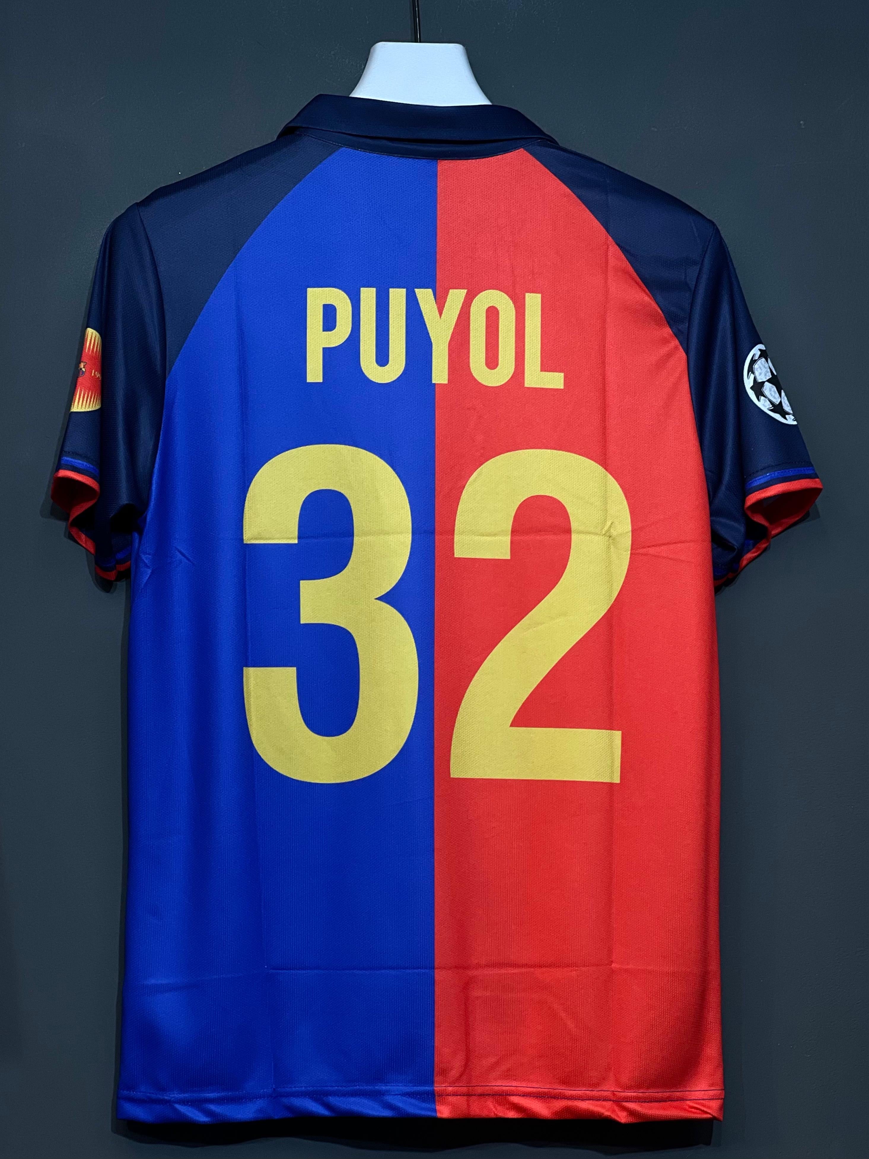 PUYOL BARCELONA 1999 HOME KIT POLO EMBROIDERY