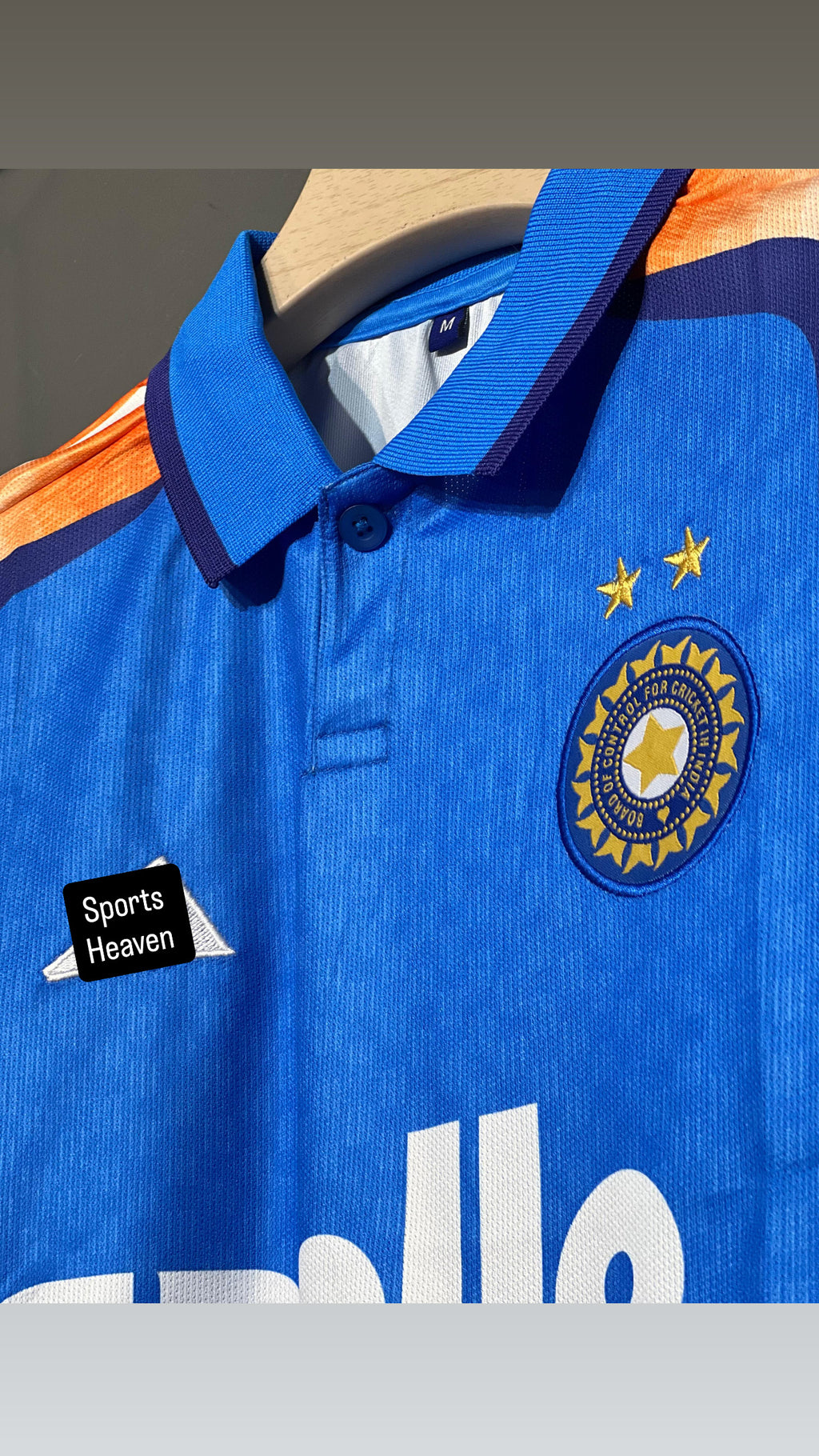 ROHIT INDIA ODI HOME KIT POLO EMBROIDERY
