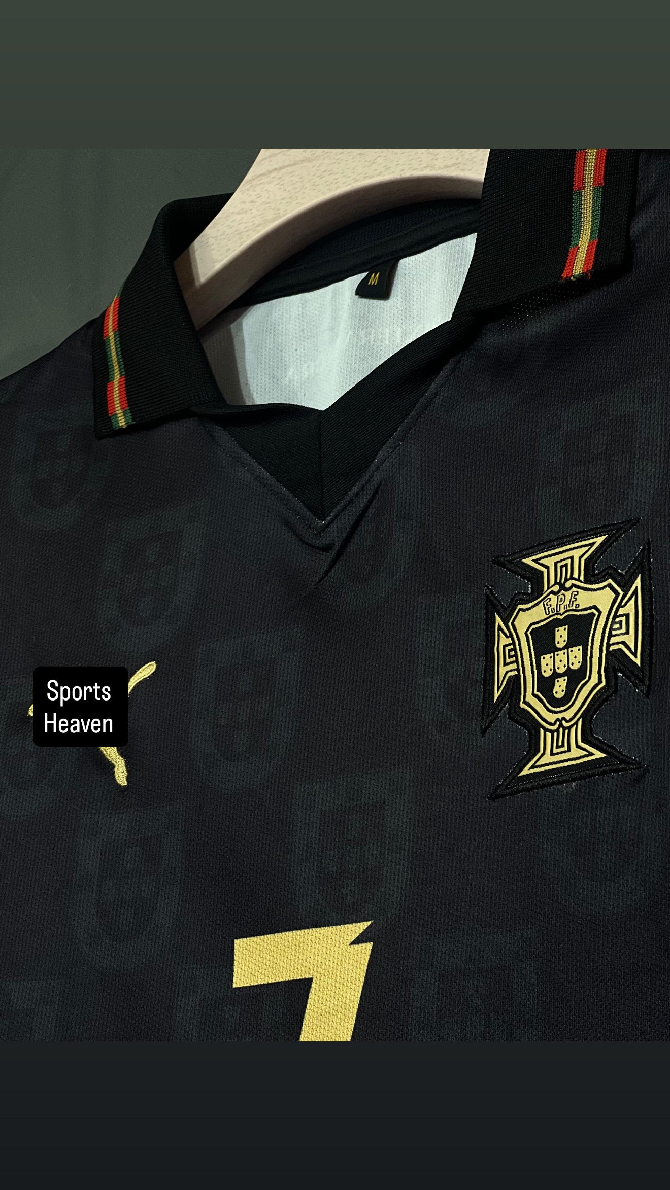 RONALDO PORTUGAL 2026 SPECIAL KIT POLO FULL SLEEV EMBROIDERY