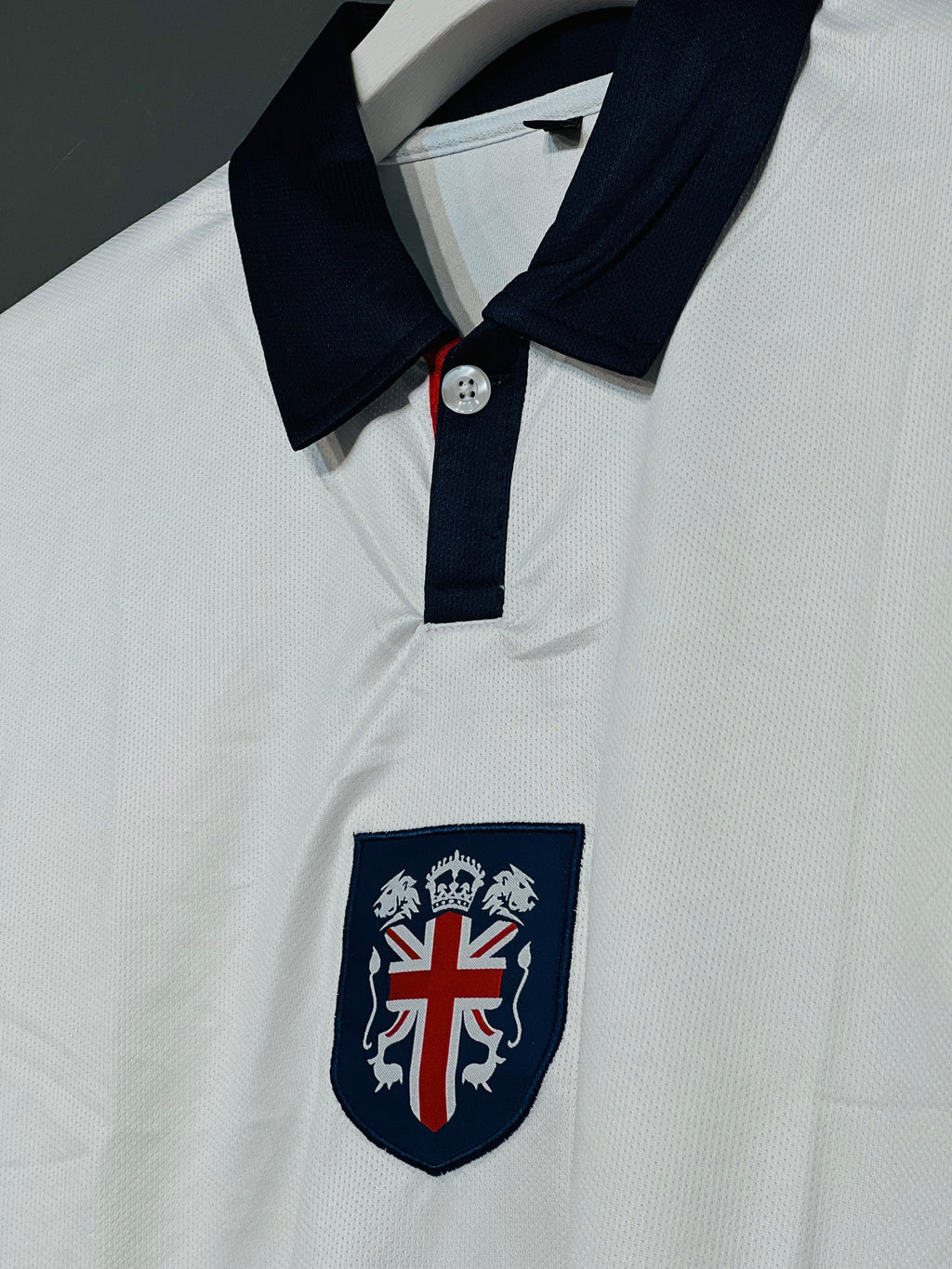 ENGLAND SPECIAL KIT POLO FIVE SLEEV EMBROIDERY