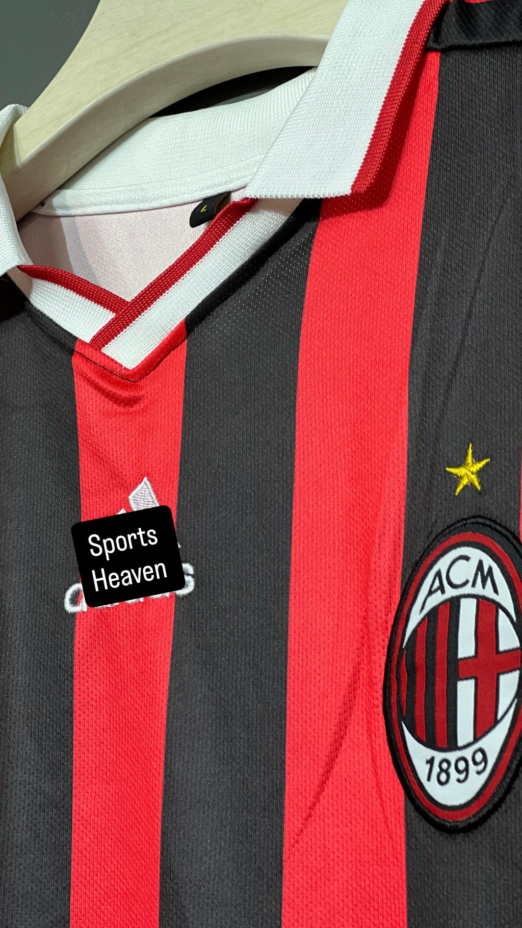 GATTUSO AC MILAN HOME KIT POLO EMBROIDERY