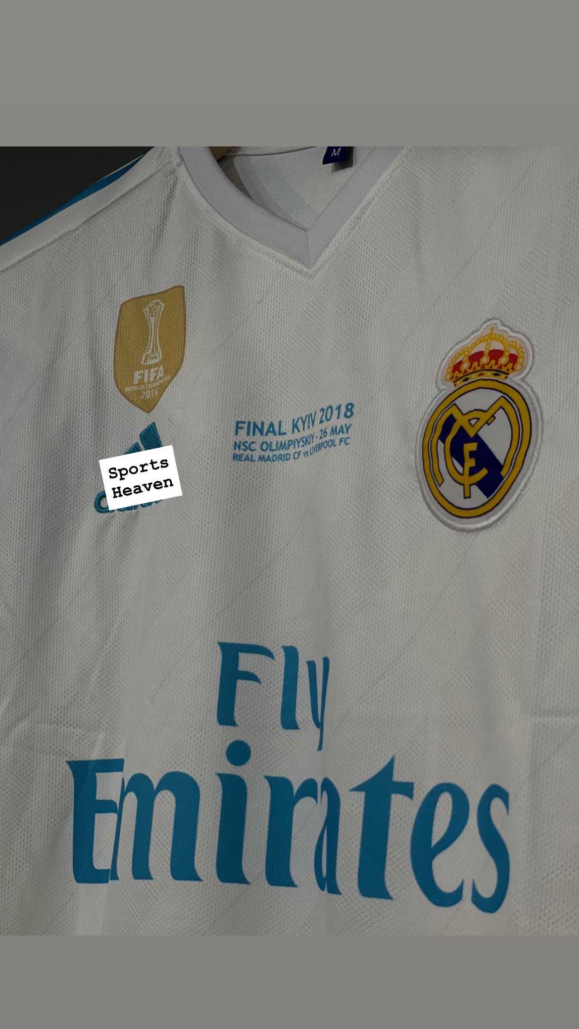 RONLDO REAL MADRID 2018 HOME KIT FULL SLEEV
