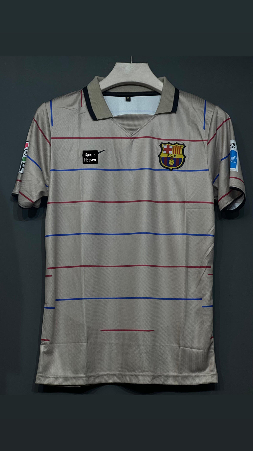 RONALDINHO BARCELONA AWAY KIT POLO EMBROIDERY