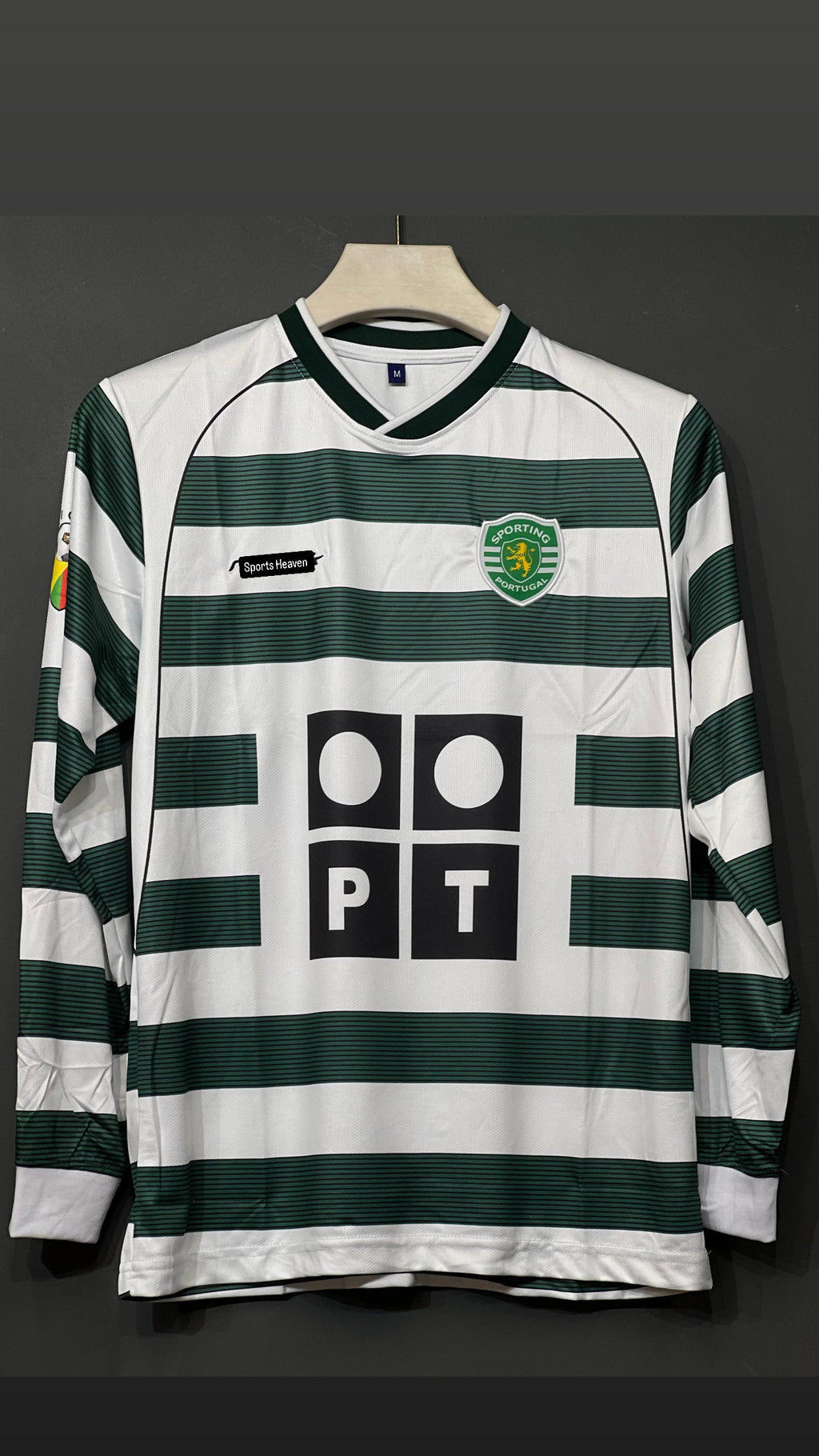 RONALDO SPORTING HOME  KIT FULL SLEEV EMBROIDERY