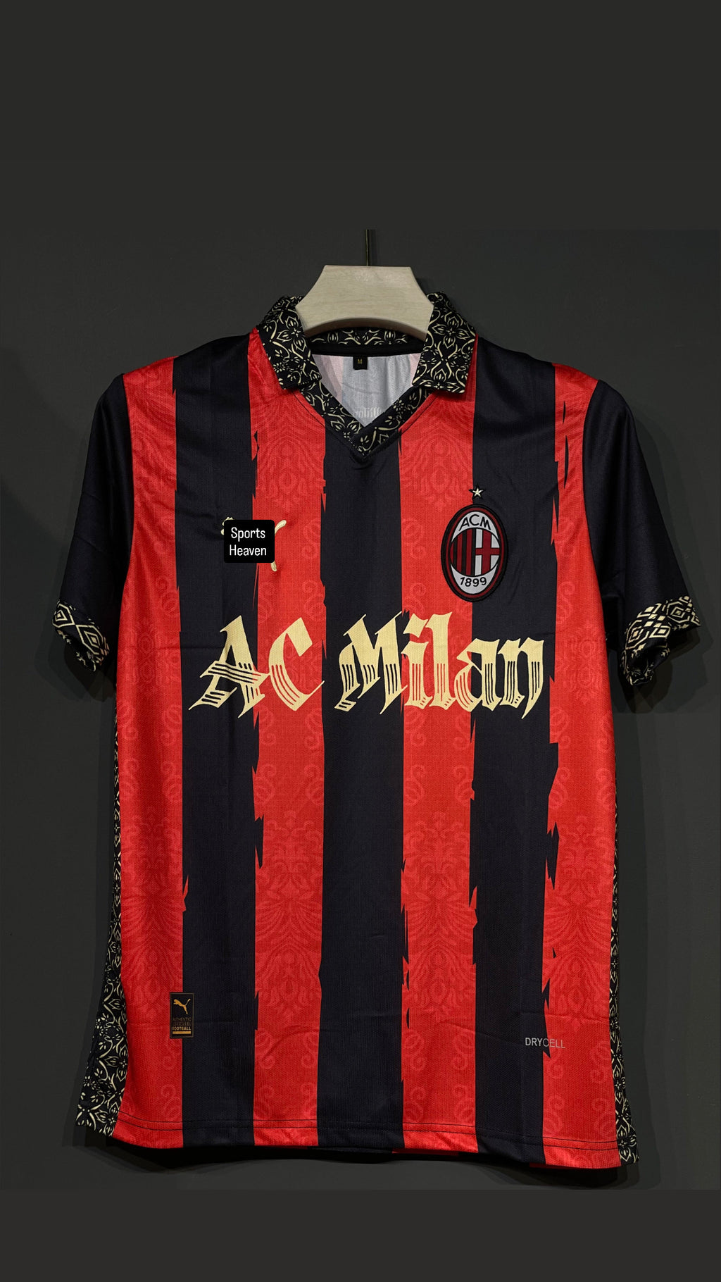 RONALDINHO AC MILAN SPECIAL KIT POLO EMBROIDERY