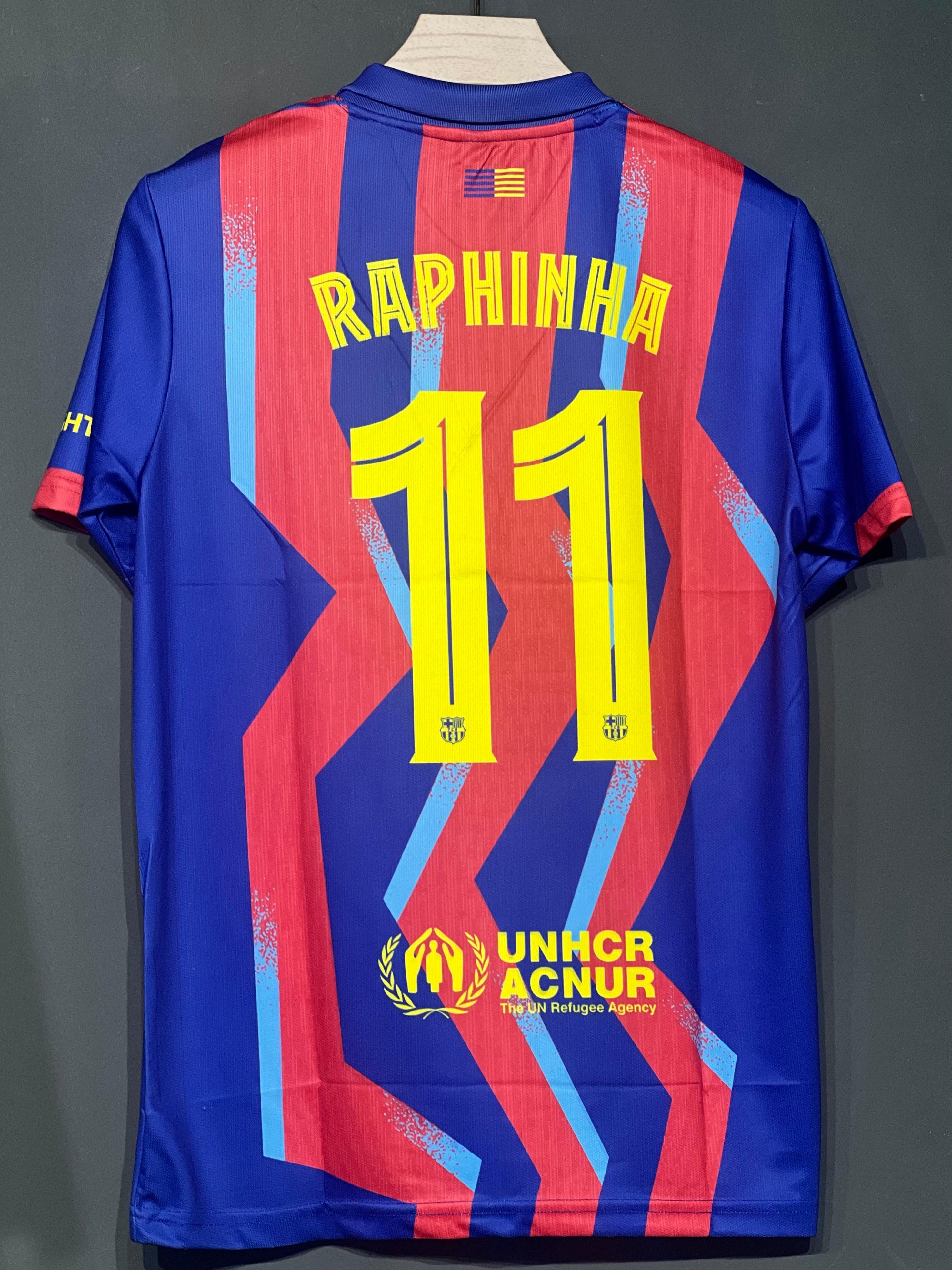 RAPHINHA BARCELONA 4 th KIT EMBROIDERY