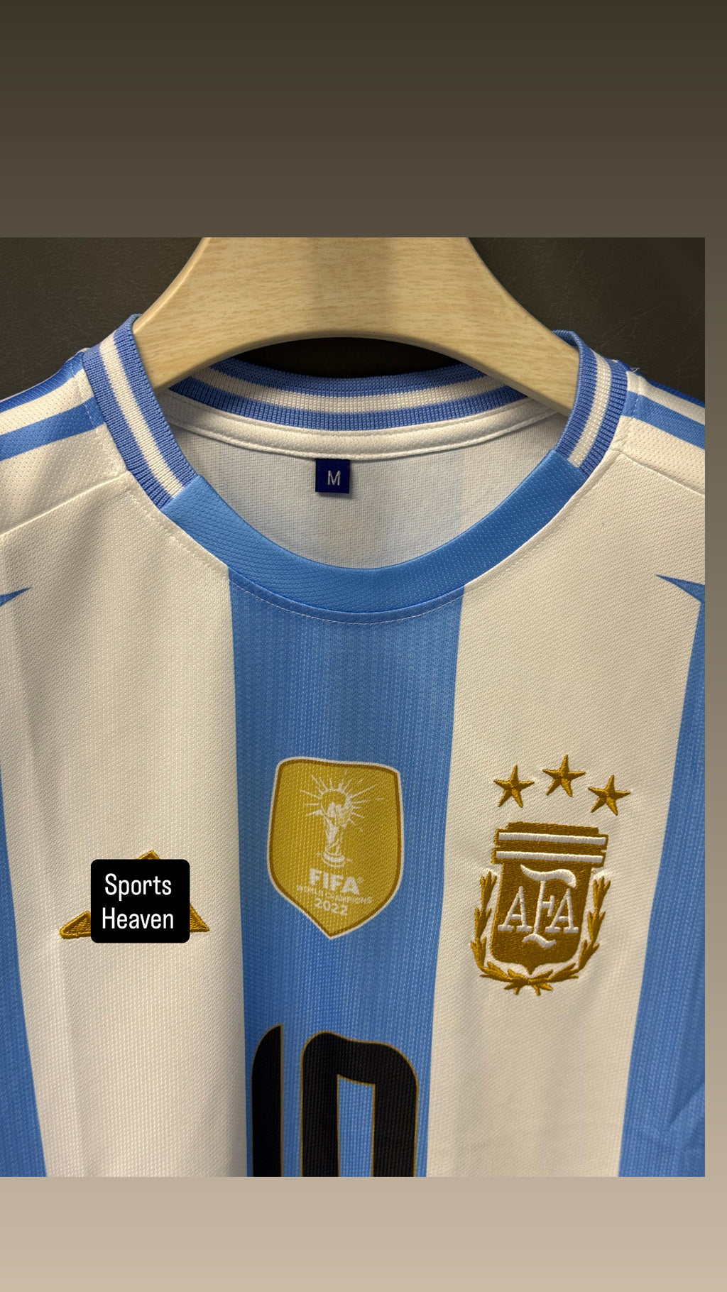 MESSI ARGENTINA 2022 WORLD CUP WINNER 3 star KIT EMBROIDERY