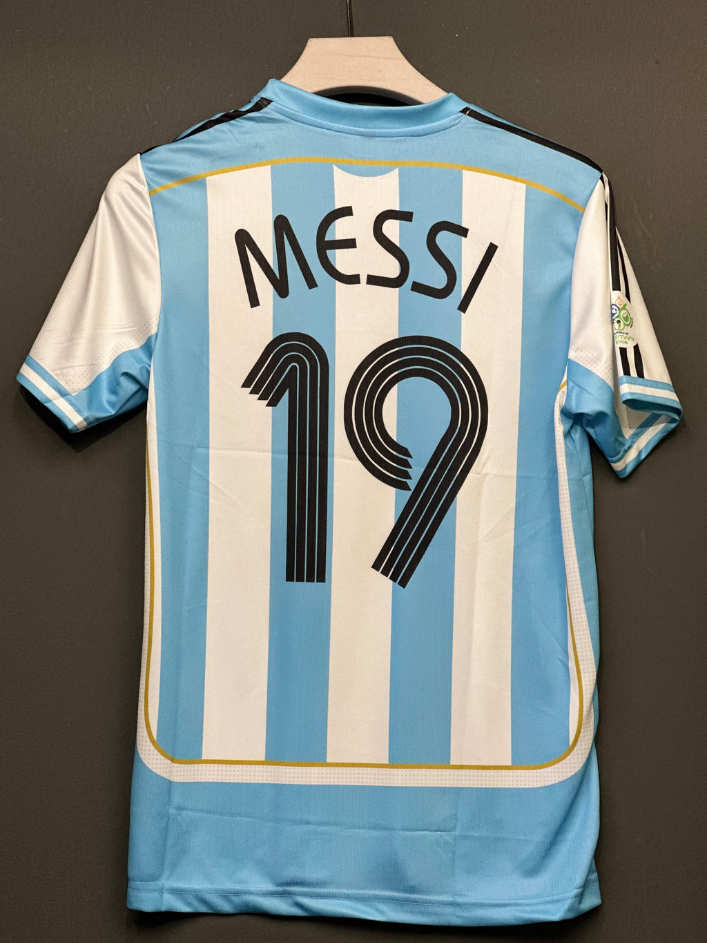 MESSI ARGENTINA 2006 HOME KIT EMBROIDERY