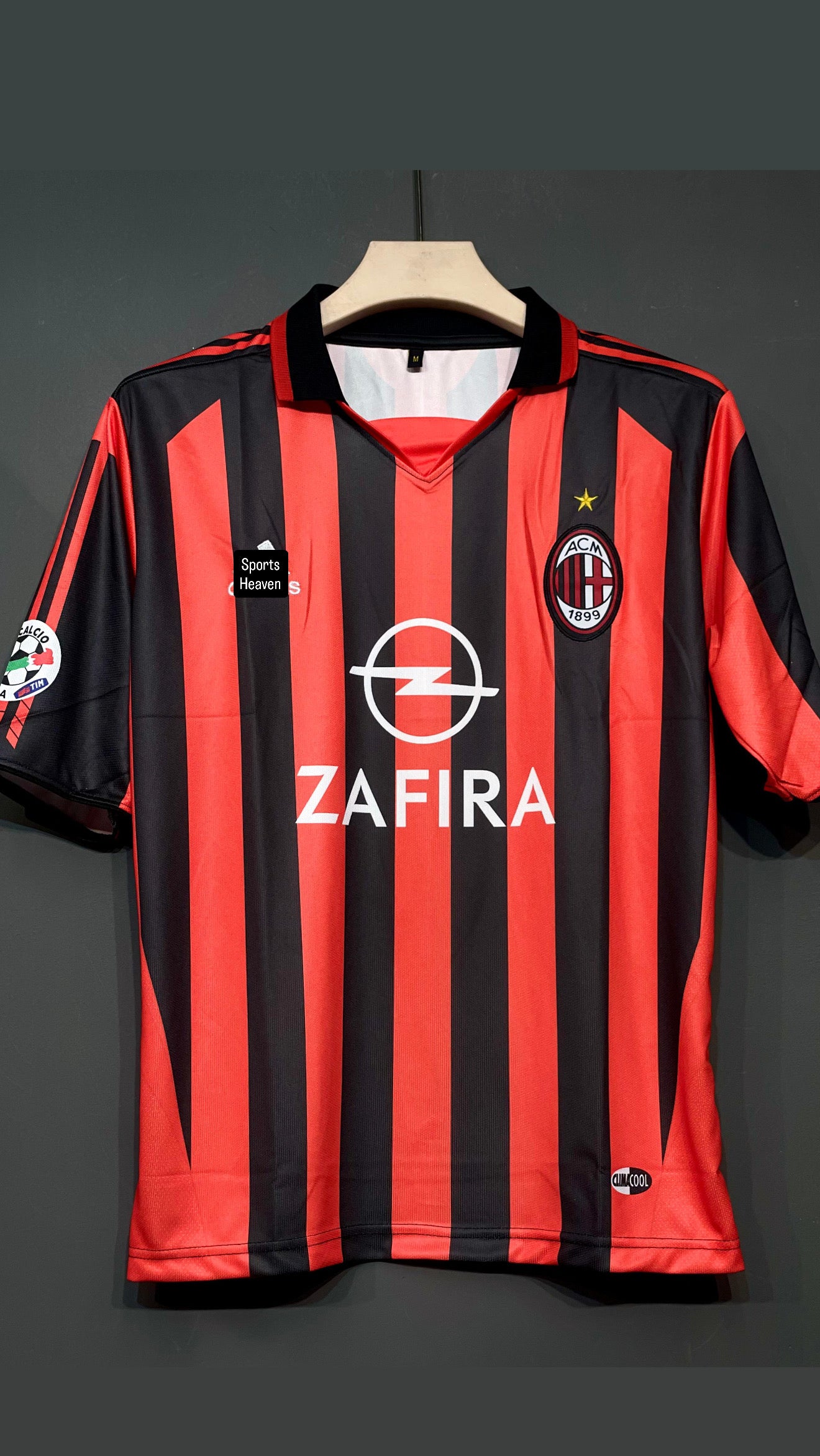 MALDINI AC MILAN POLO FIVE SLEEV HOME KIT EMBROIDERY