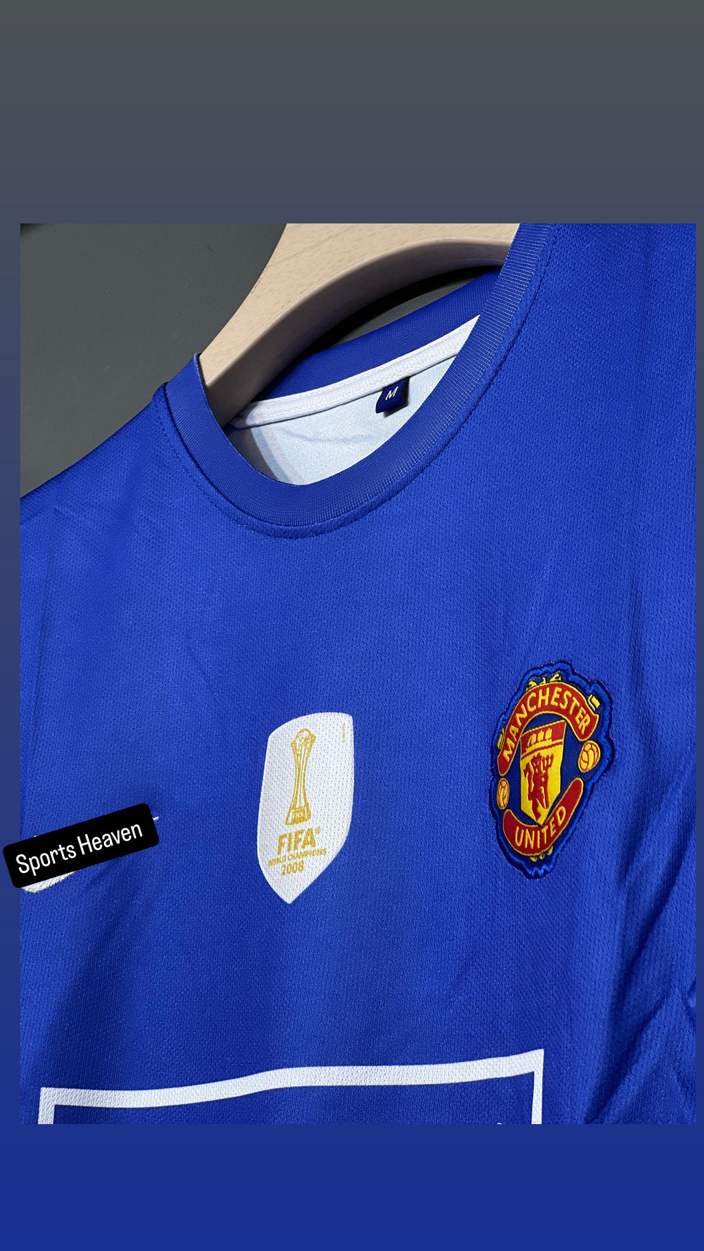 RONALDO UNITED 2008 THIRD KIT FULL SLEEV EMBROIDERY